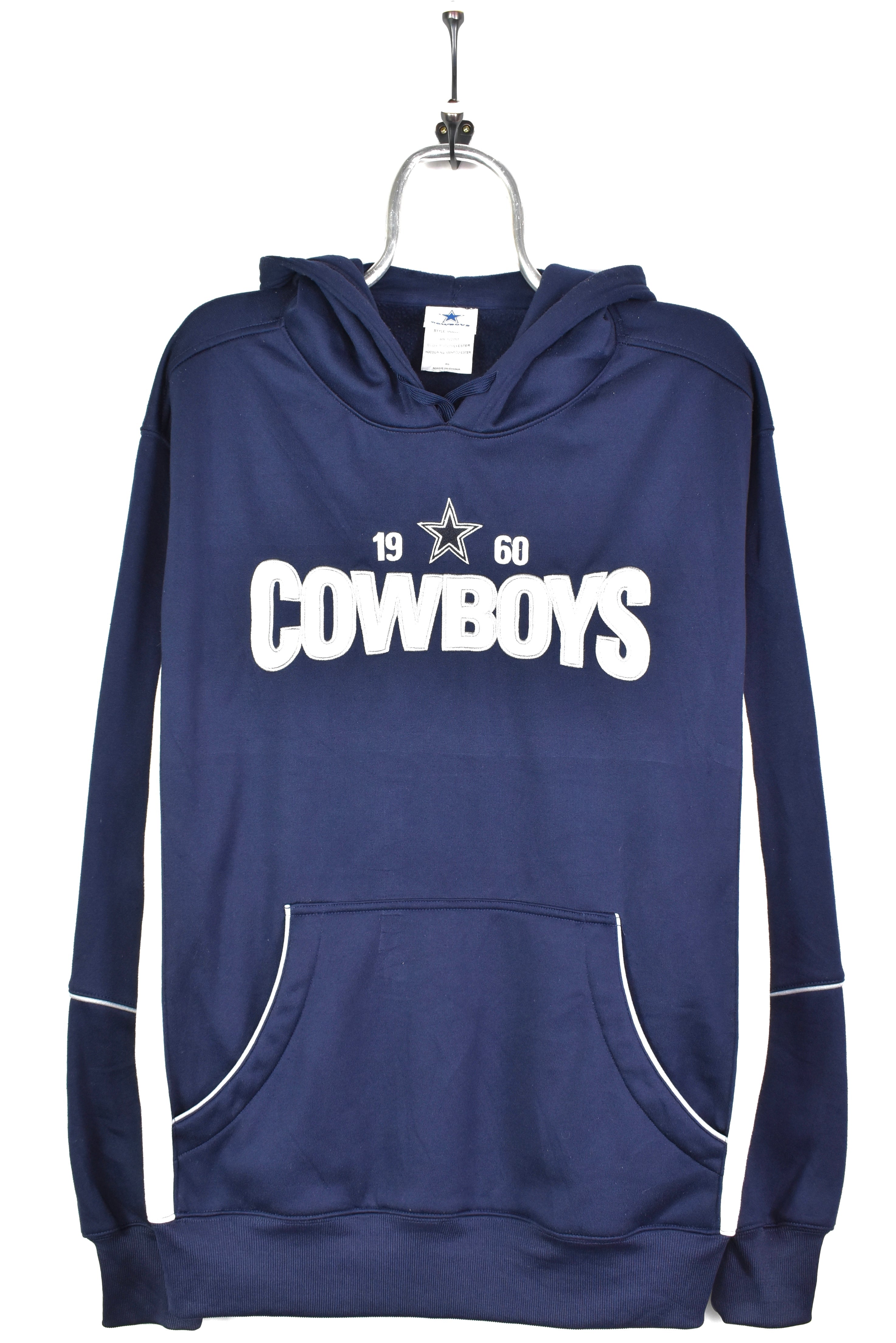 Modern Dallas Cowboys hoodie, NFL navy blue embroidered sweatshirt - AU XL PRO SPORT