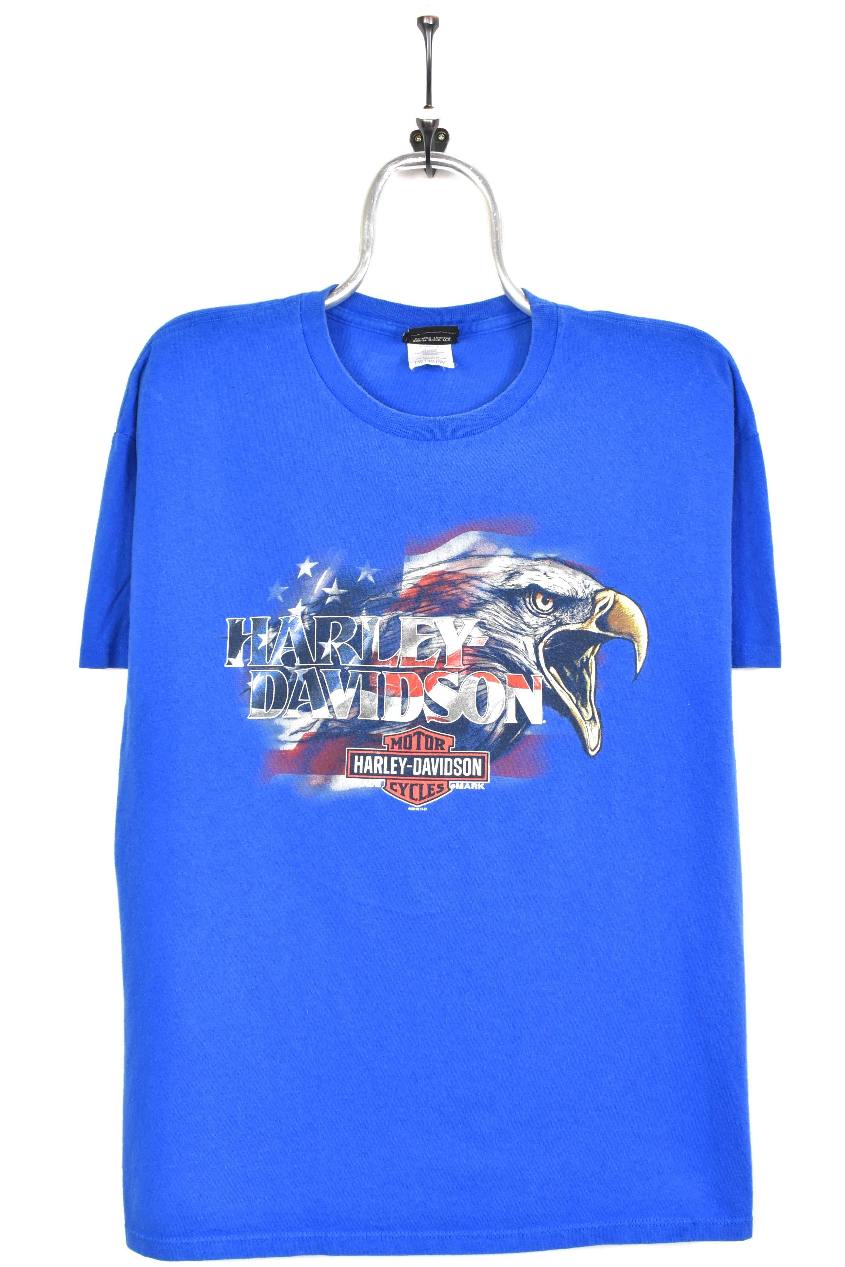 Modern Harley Davidson blue t-shirt | Large HARLEY DAVIDSON