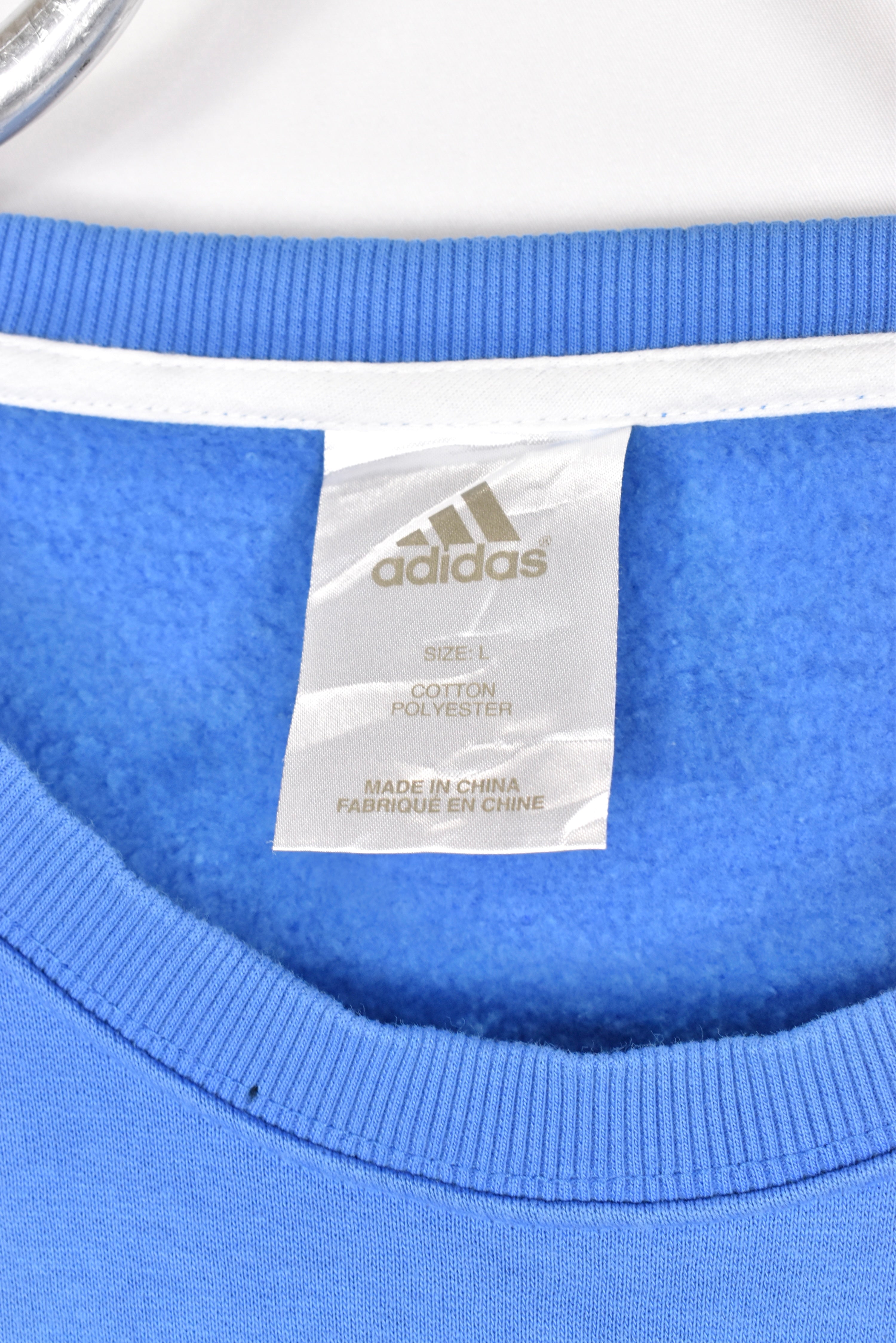 Vintage Adidas sweatshirt, blue embroidered crewneck - AU L ADIDAS