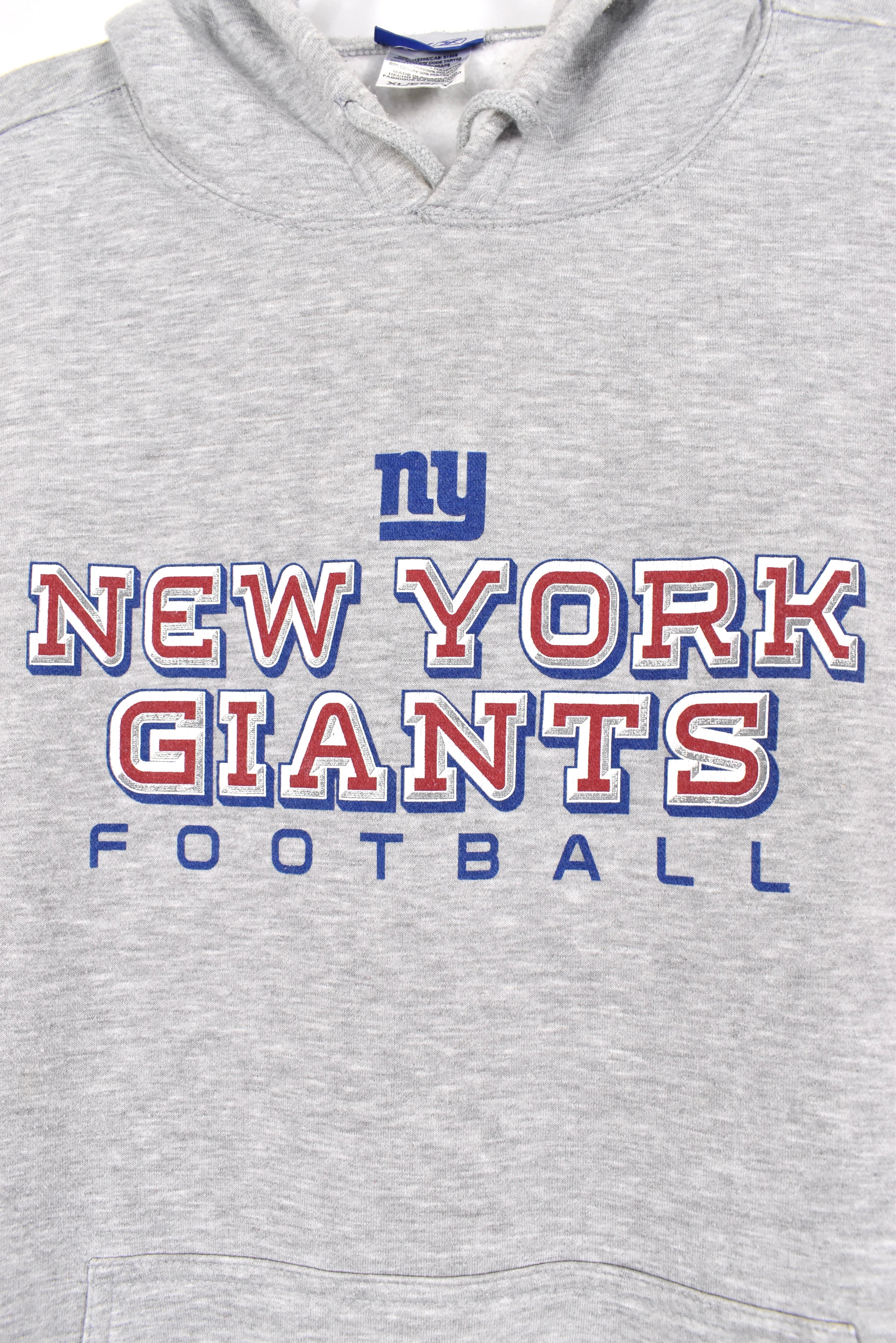 Vintage New York Giants hoodie, NFL grey graphic sweatshirt - AU XL PRO SPORT