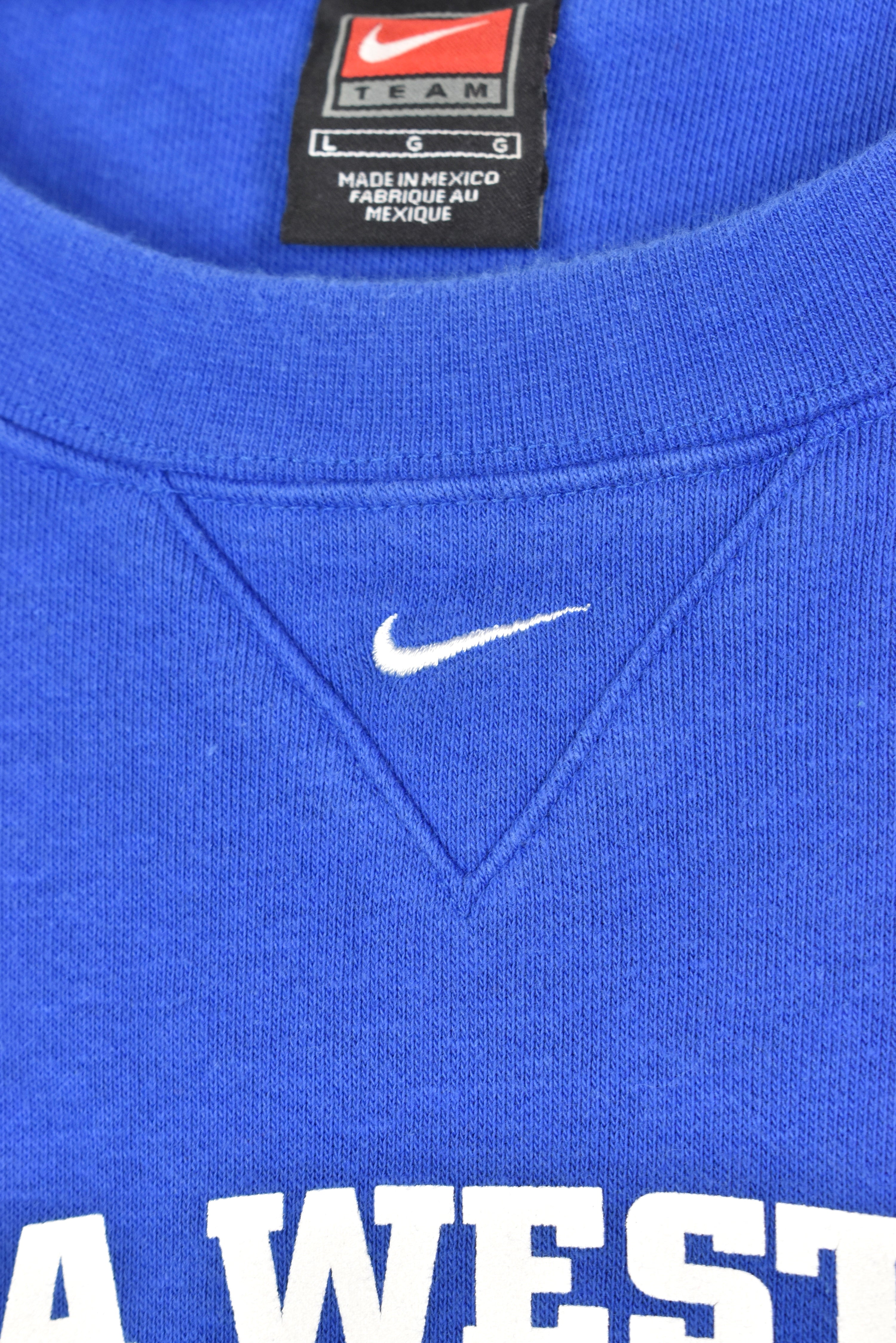 Vintage Nike Iowa Western College blue sweatshirt | XL COLLEGE