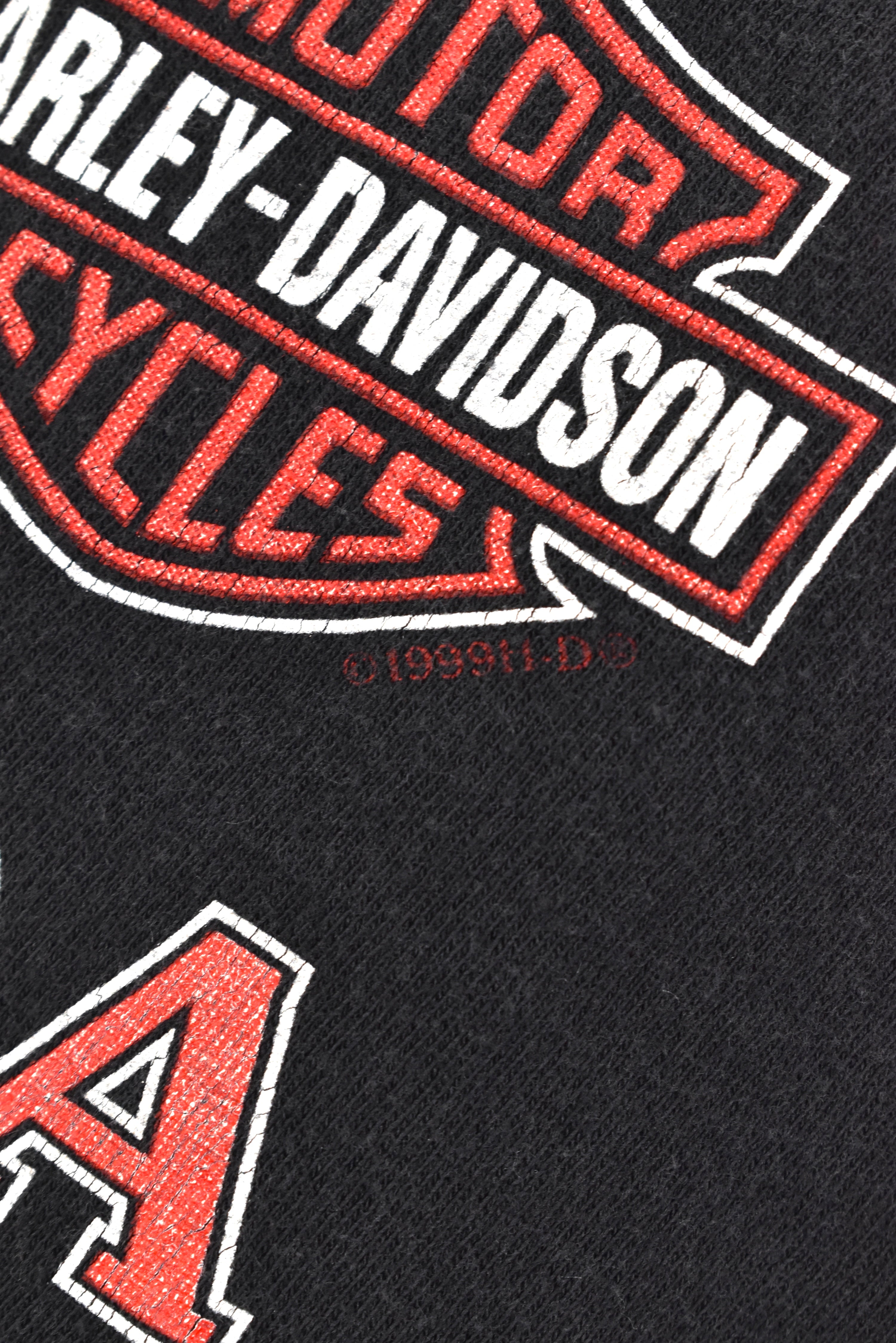Vintage Harley Davidson shirt, 1999 motorcycle biker graphic tee - XXL, black HARLEY DAVIDSON