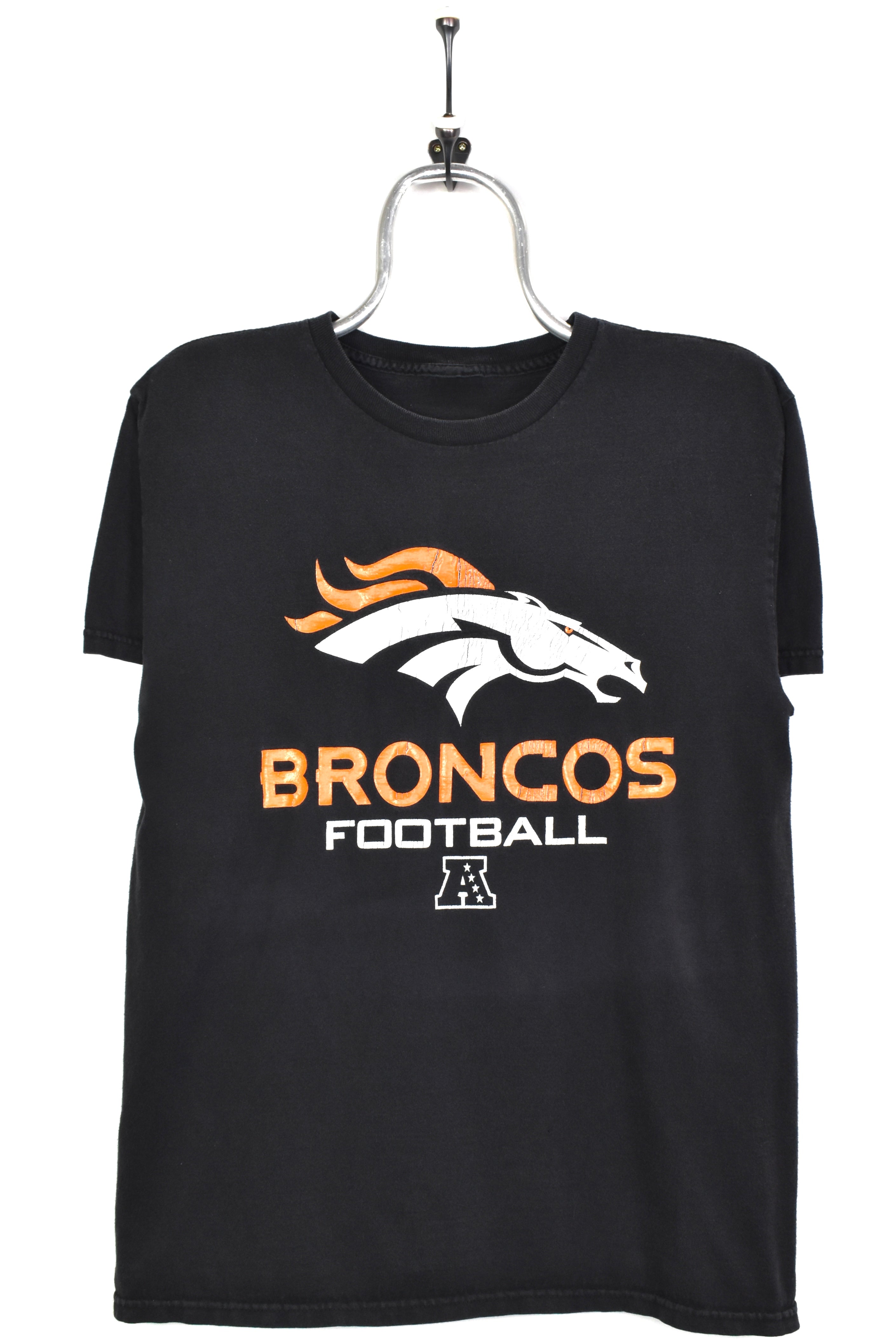 Vintage Denver Broncos shirt, NFL black graphic tee - small PRO SPORT