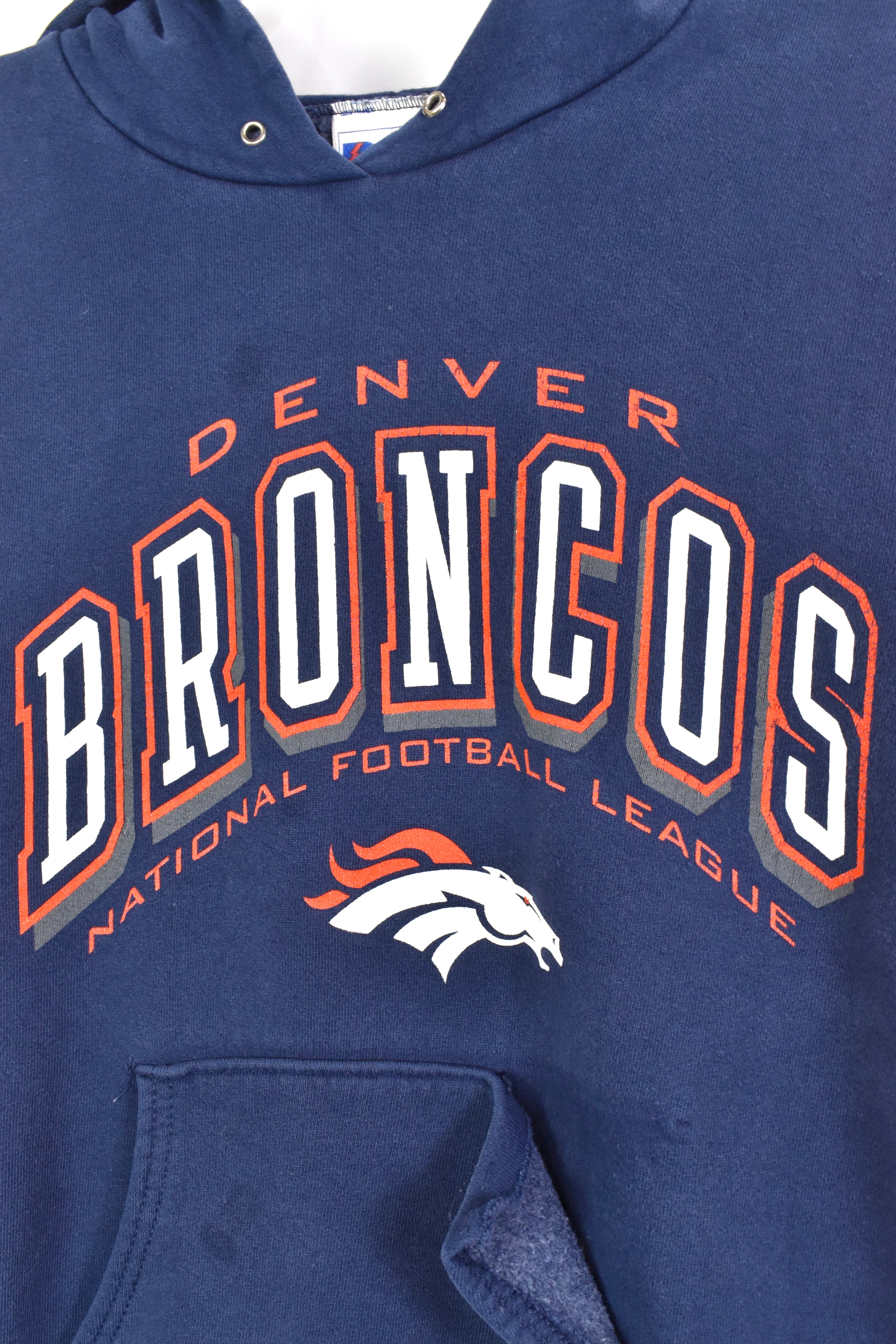 Vintage NFL Denver Broncos navy hoodie | Small PRO SPORT