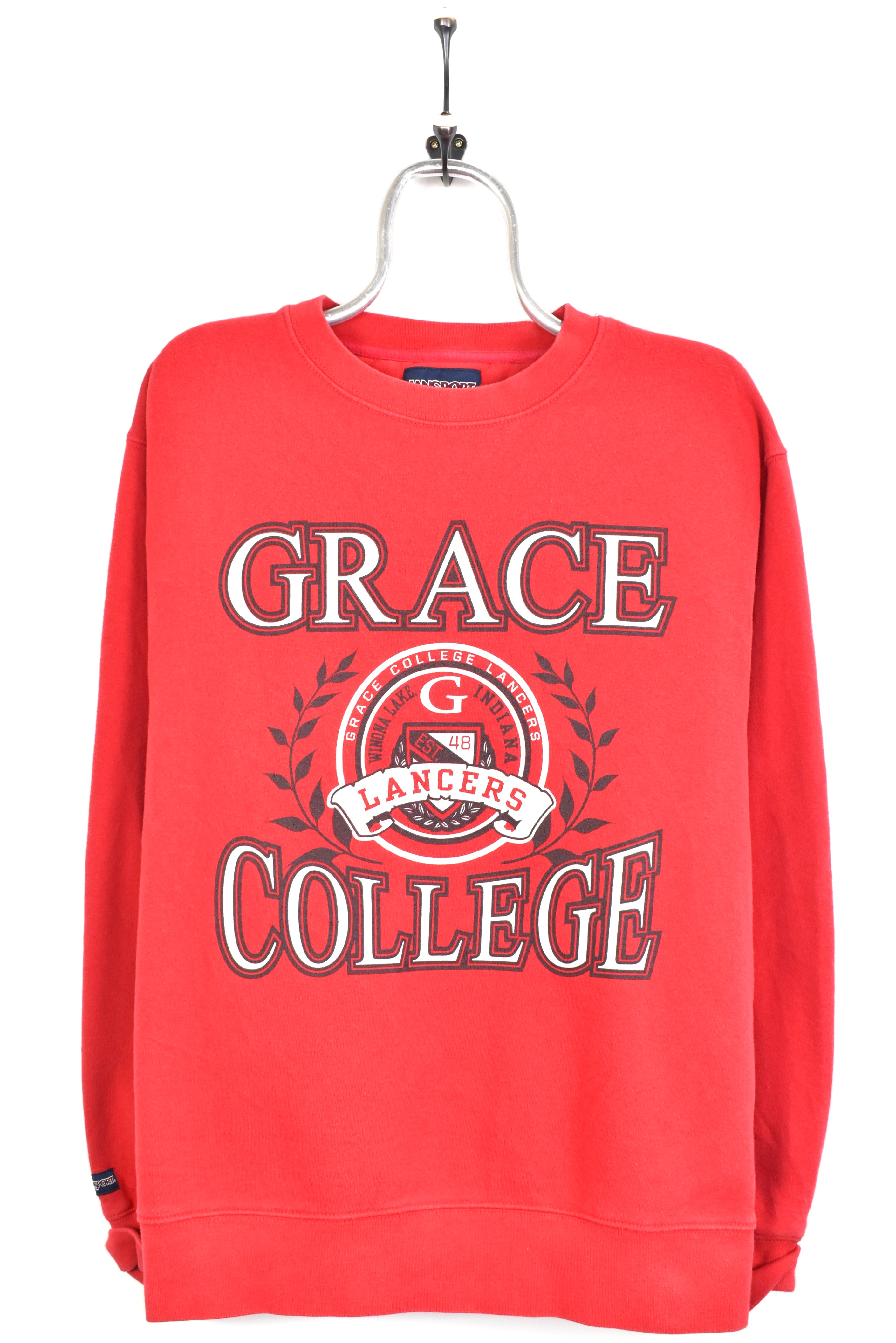Vintage Grace College red sweatshirt | Medium COLLEGE