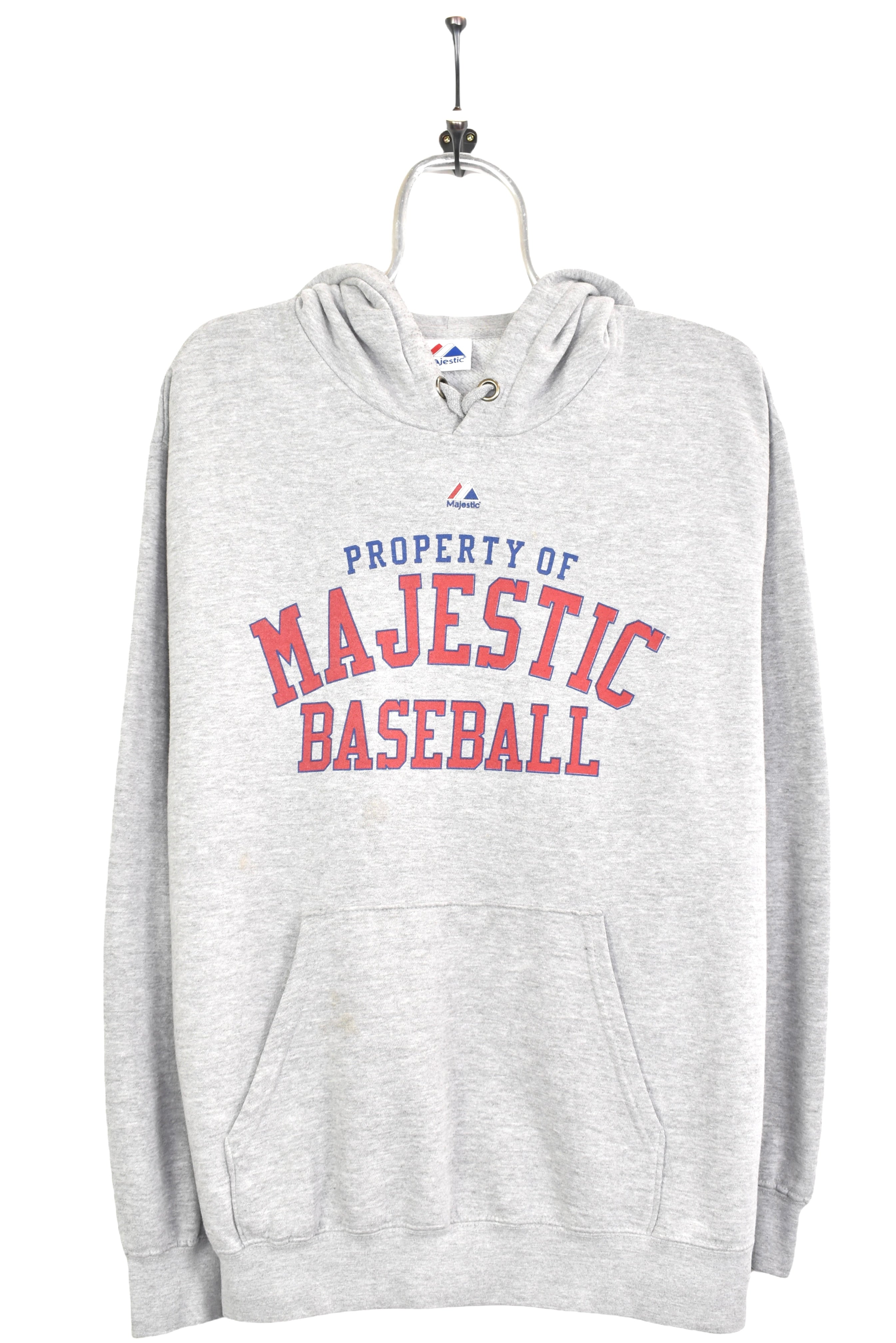 Vintage Majestic baseball grey hoodie | XL PRO SPORT