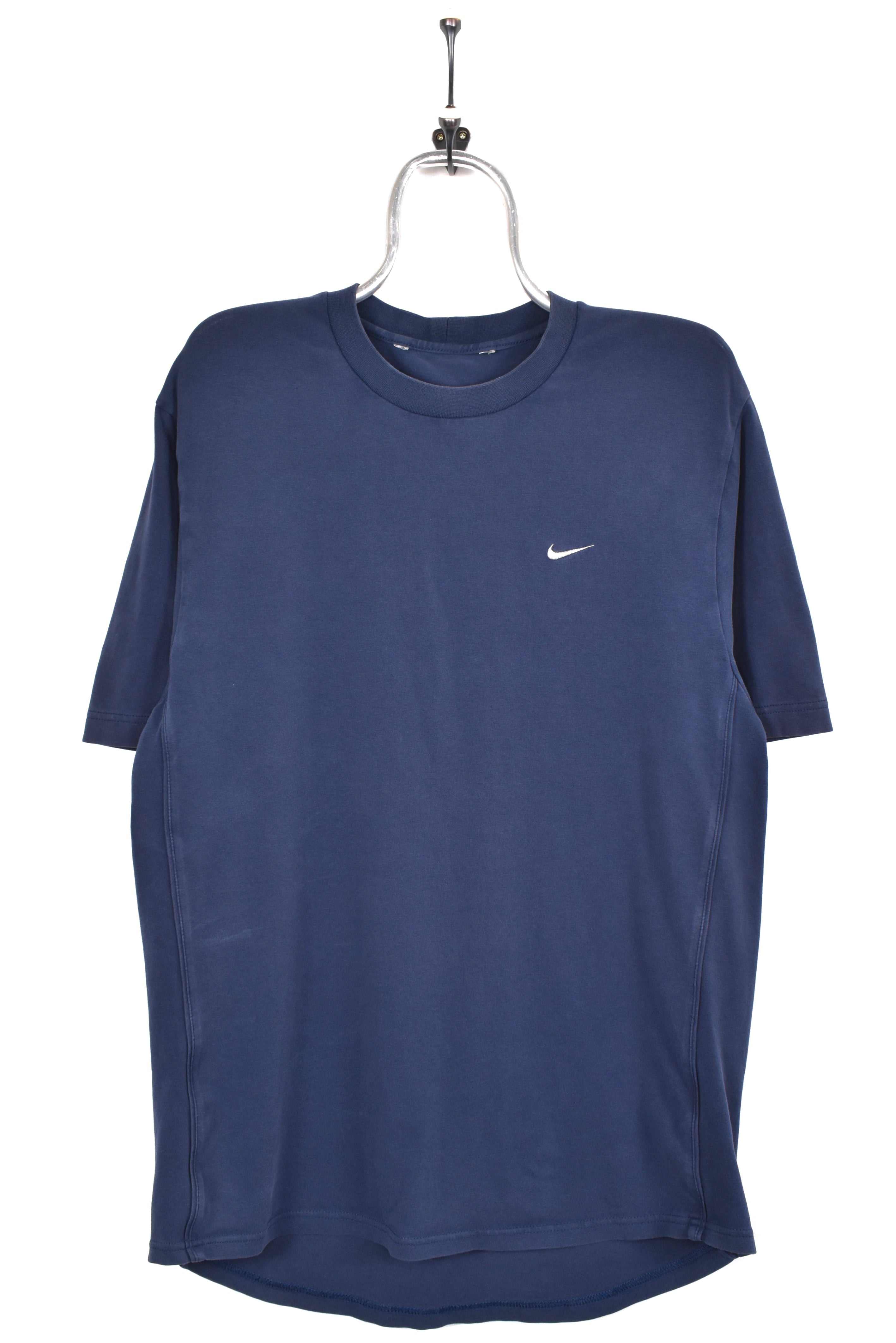 Vintage Nike shirt, Dri-fit navy blue embroidered tee - AU M NIKE