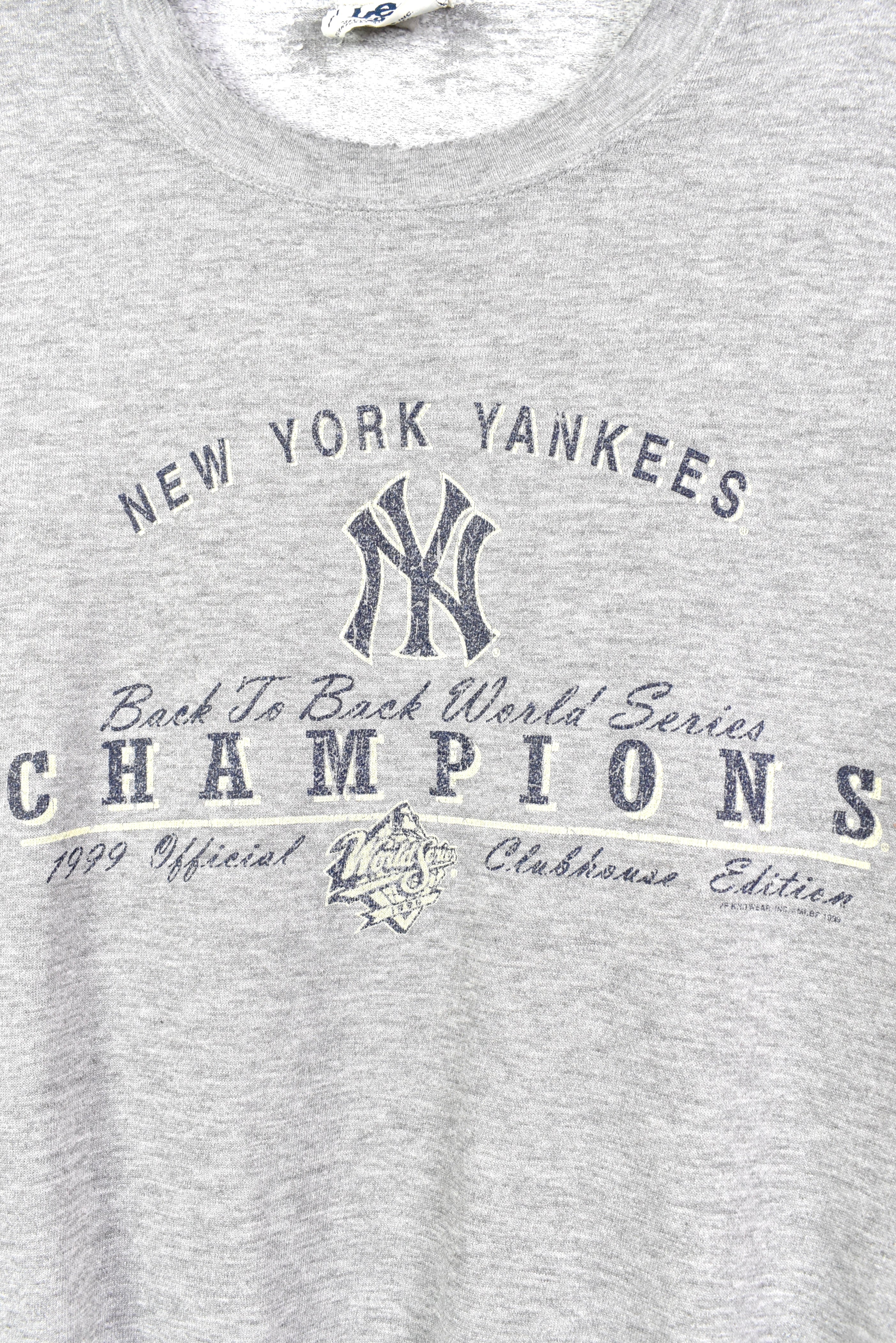 Vintage 1999 MLB New York Yankees grey sweatshirt | XXL PRO SPORT