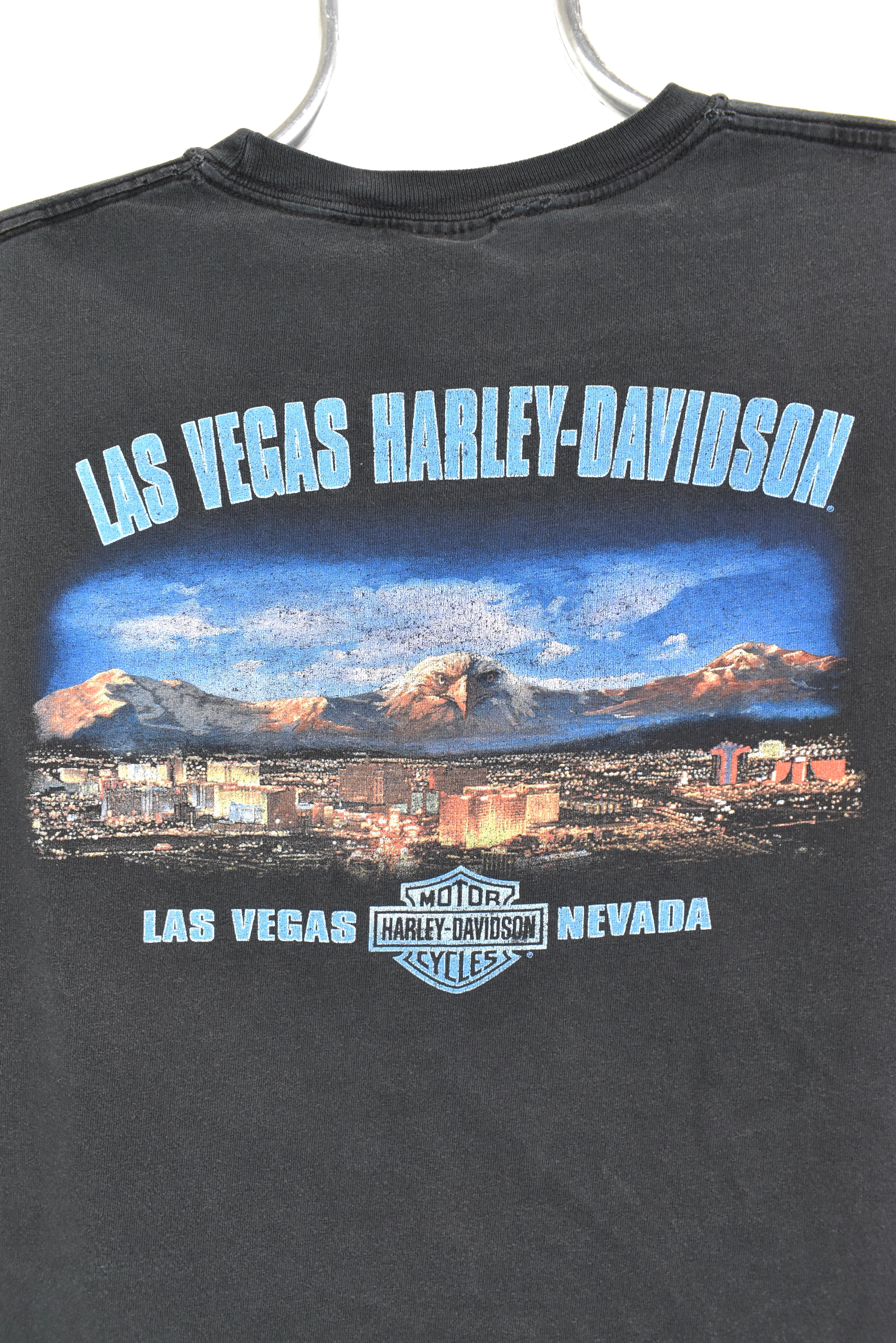 Vintage Harley Davidson shirt, 2002 black graphic tee - AU L HARLEY DAVIDSON