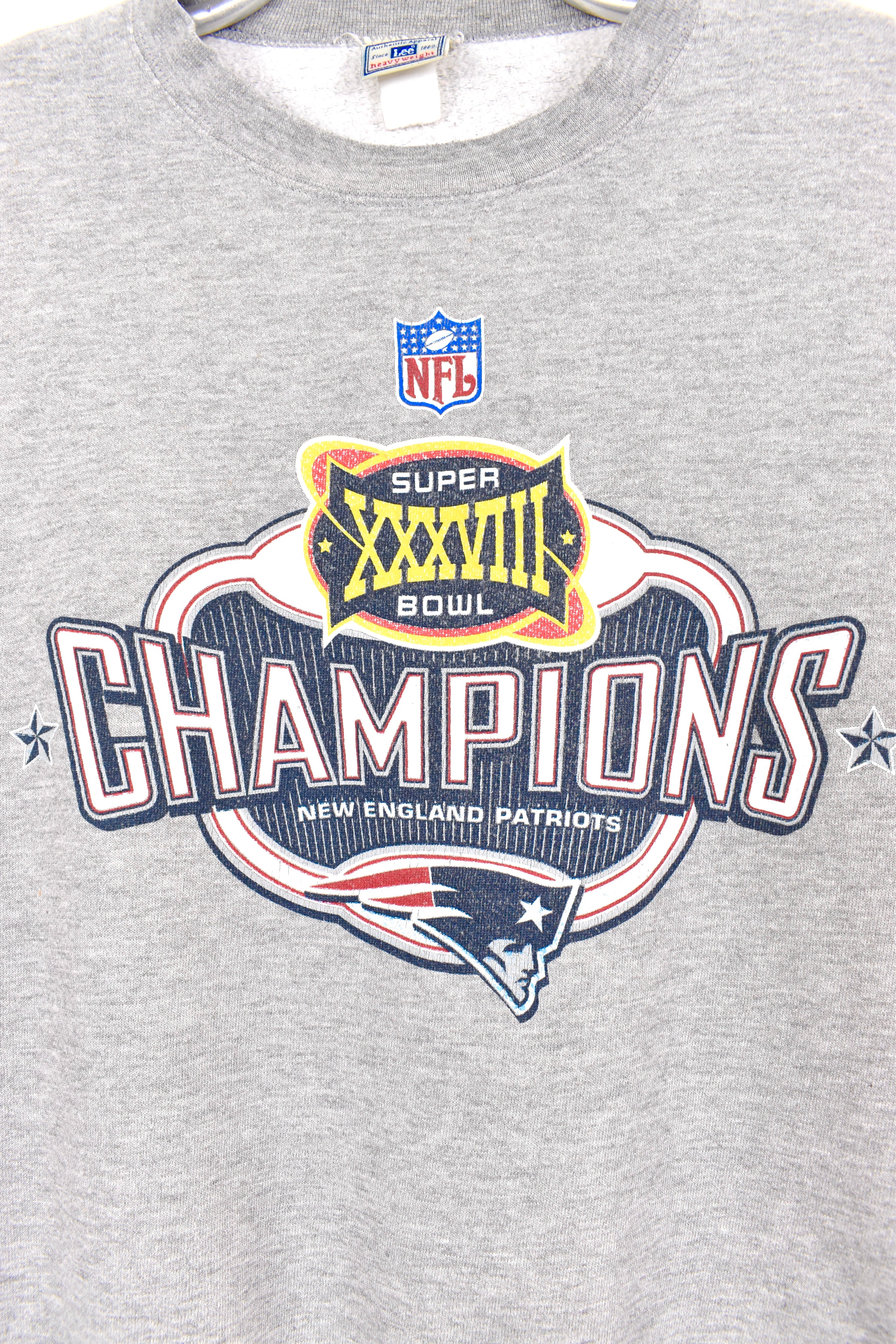 Patriots super bowl outlet sweatshirt