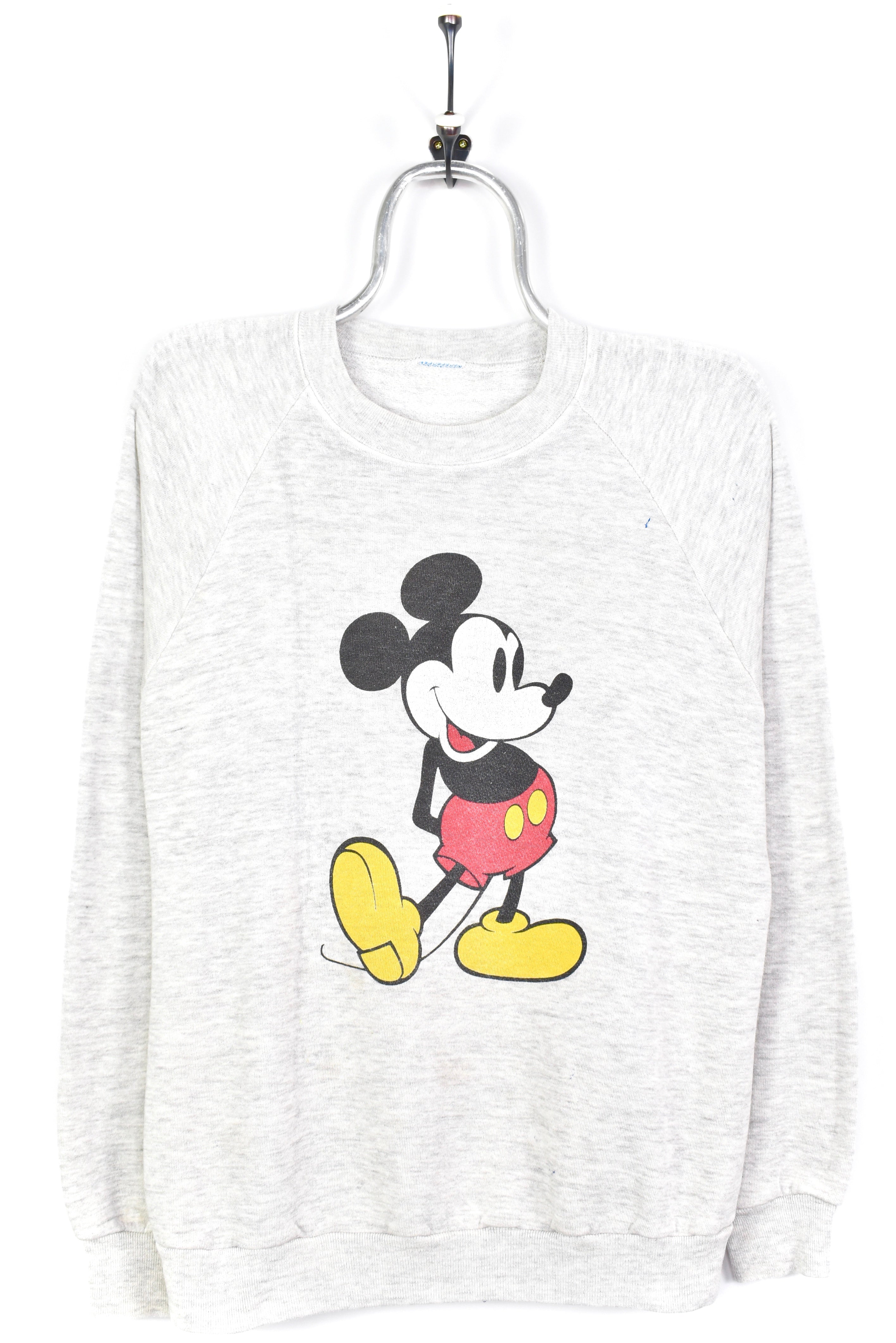 VINTAGE DISNEY MICKEY MOUSE GREY SWEATSHIRT | MEDIUM DISNEY / CARTOON