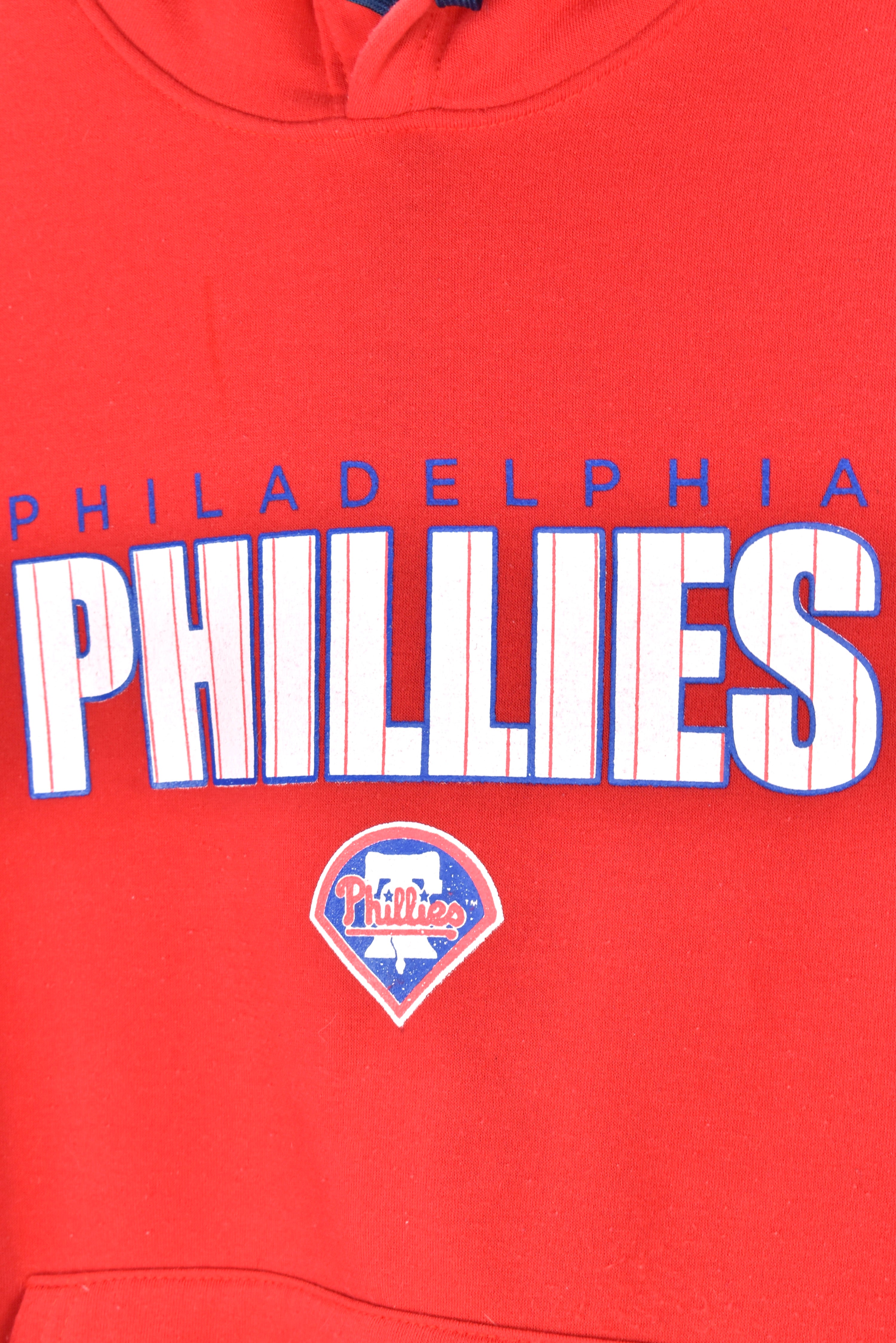 VINTAGE MLB PHILADELPHIA PHILLIES RED HOODIE | MEDIUM PRO SPORT