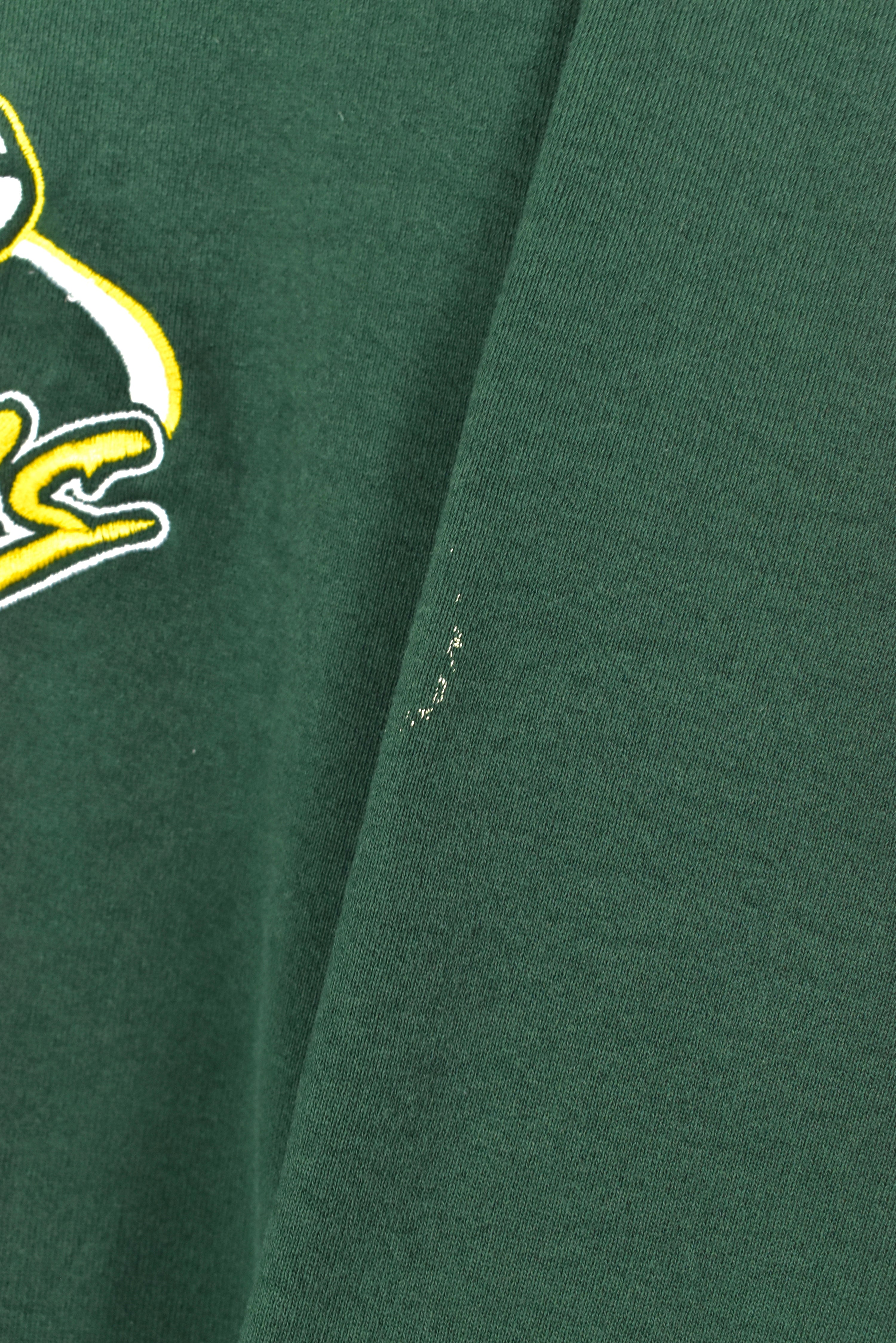 VINTAGE NFL GREEN BAY PACKERS EMBROIDERED GREEN SWEATSHIRT | LARGE PRO SPORT