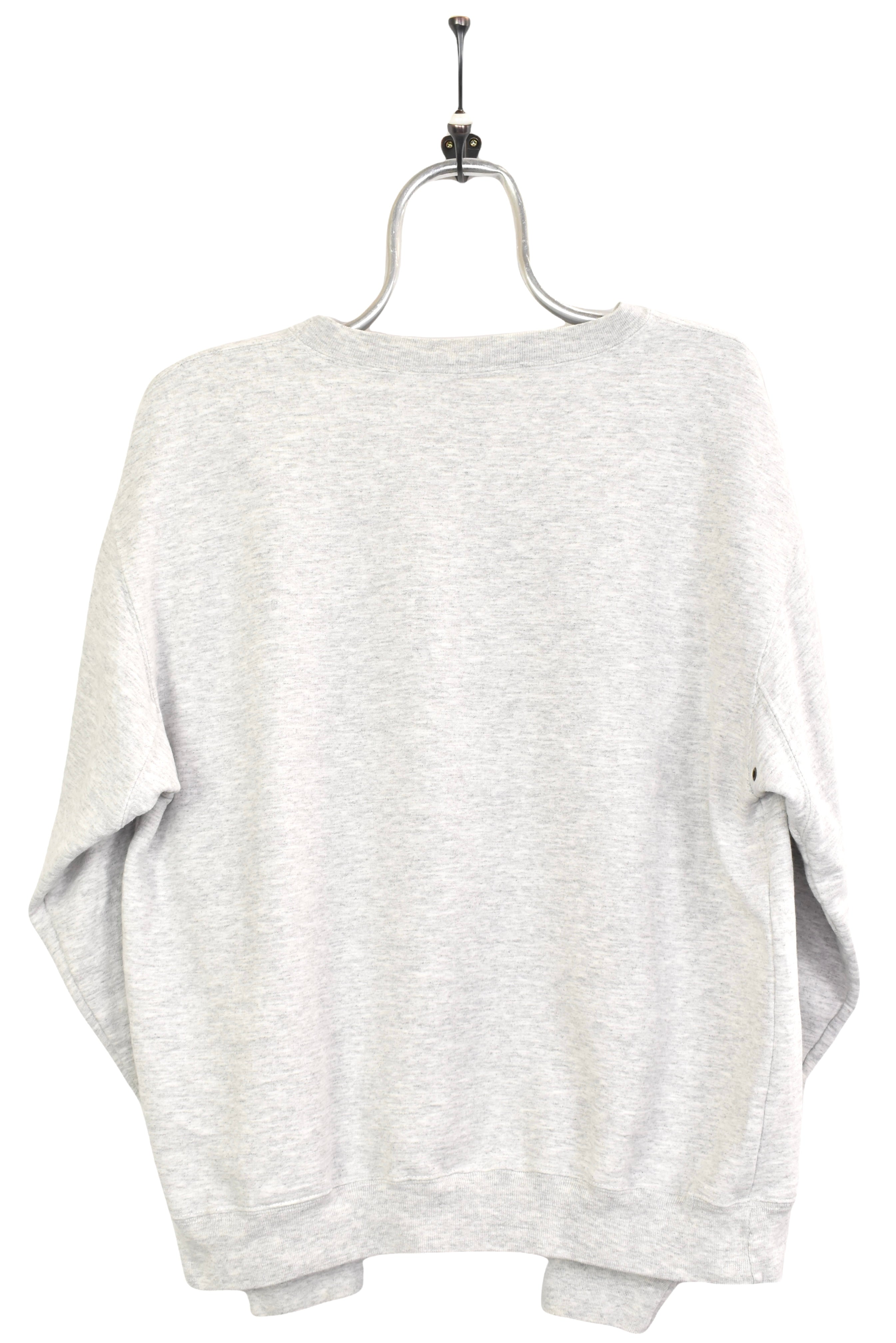 Vintage Timberland sweatshirt, long sleeve grey embroidered crewneck - AU L TIMBERLAND