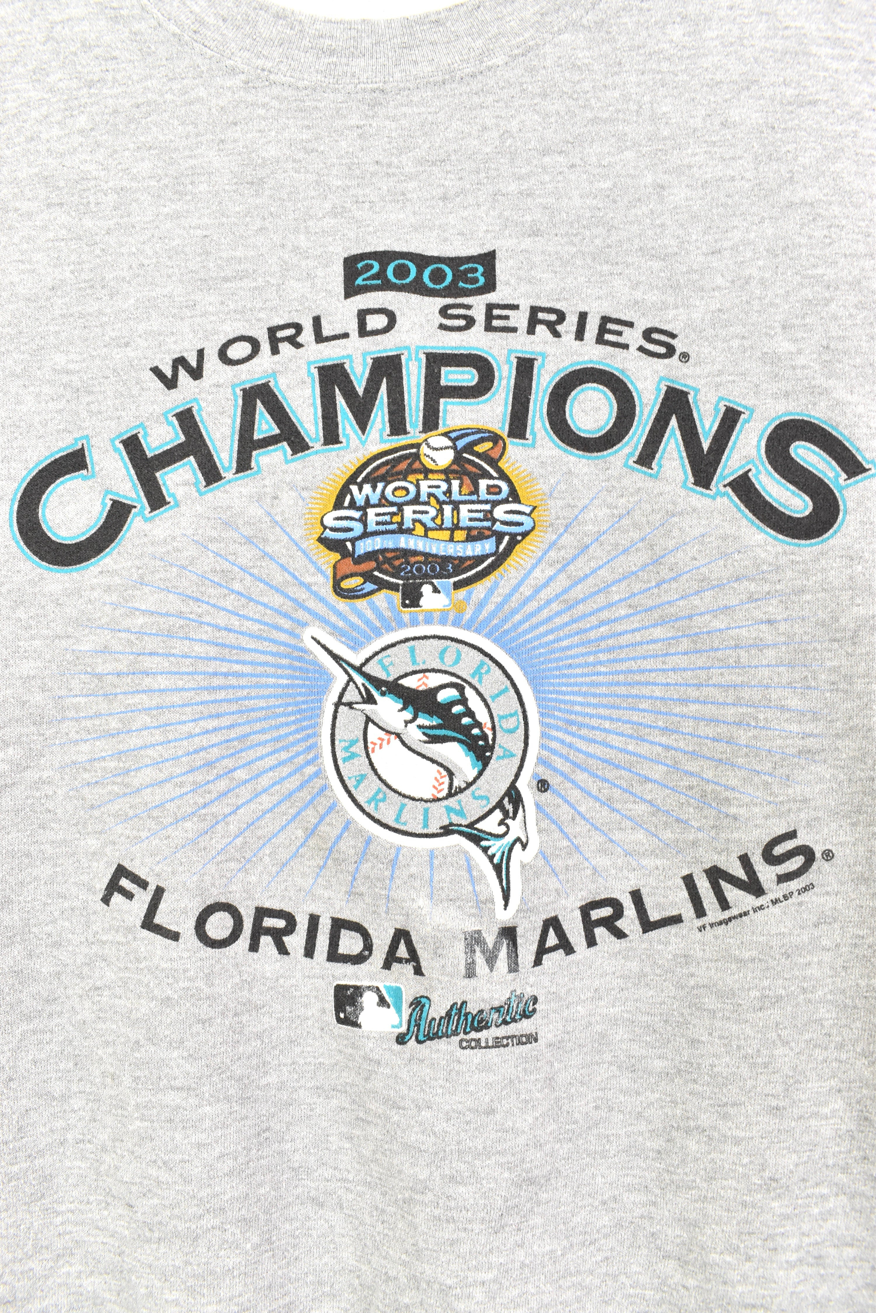Vintage Florida Marlins sweatshirt , MLB World Series graphic crewneck - AU XXL PRO SPORT