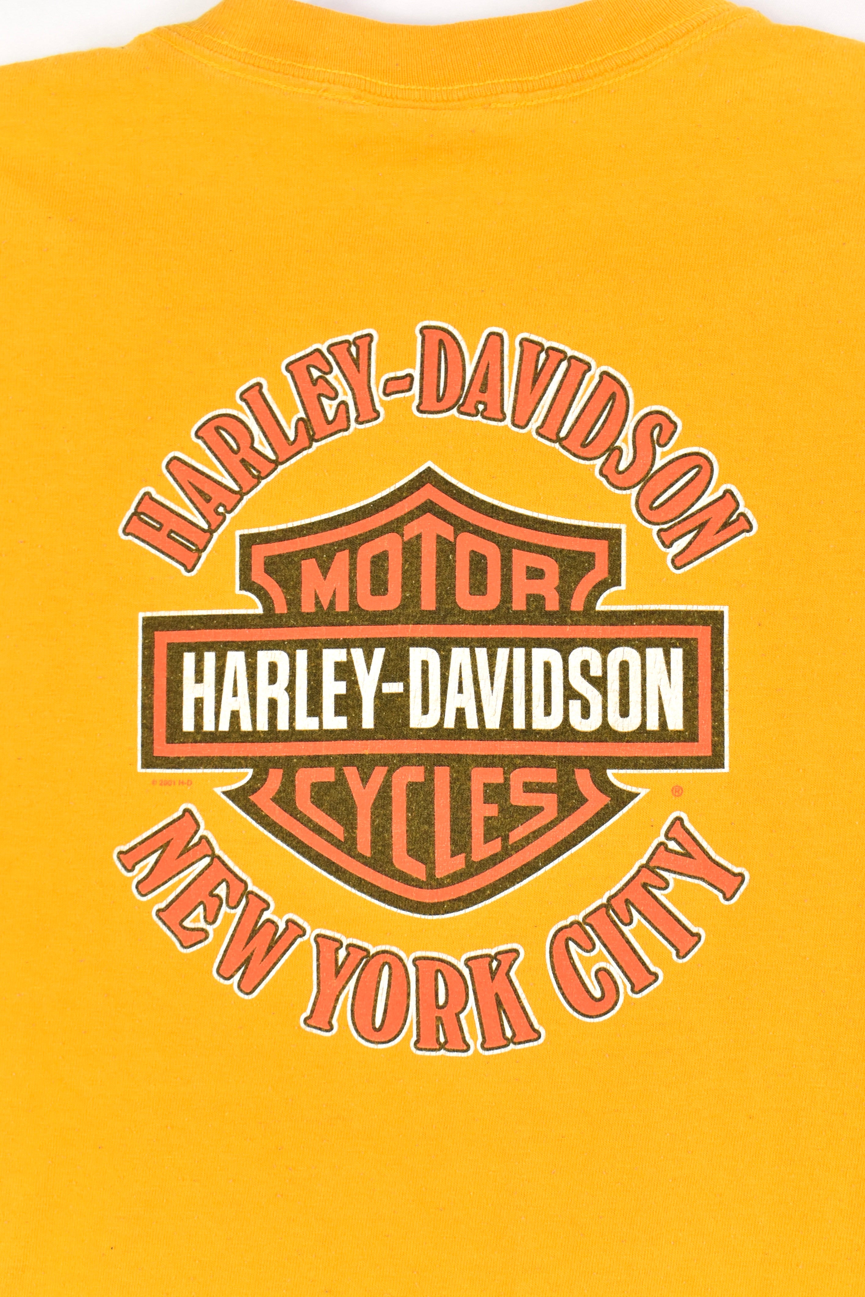 Modern Women's Harley Davidson yellow T-Shirt | XS HARLEY DAVIDSON