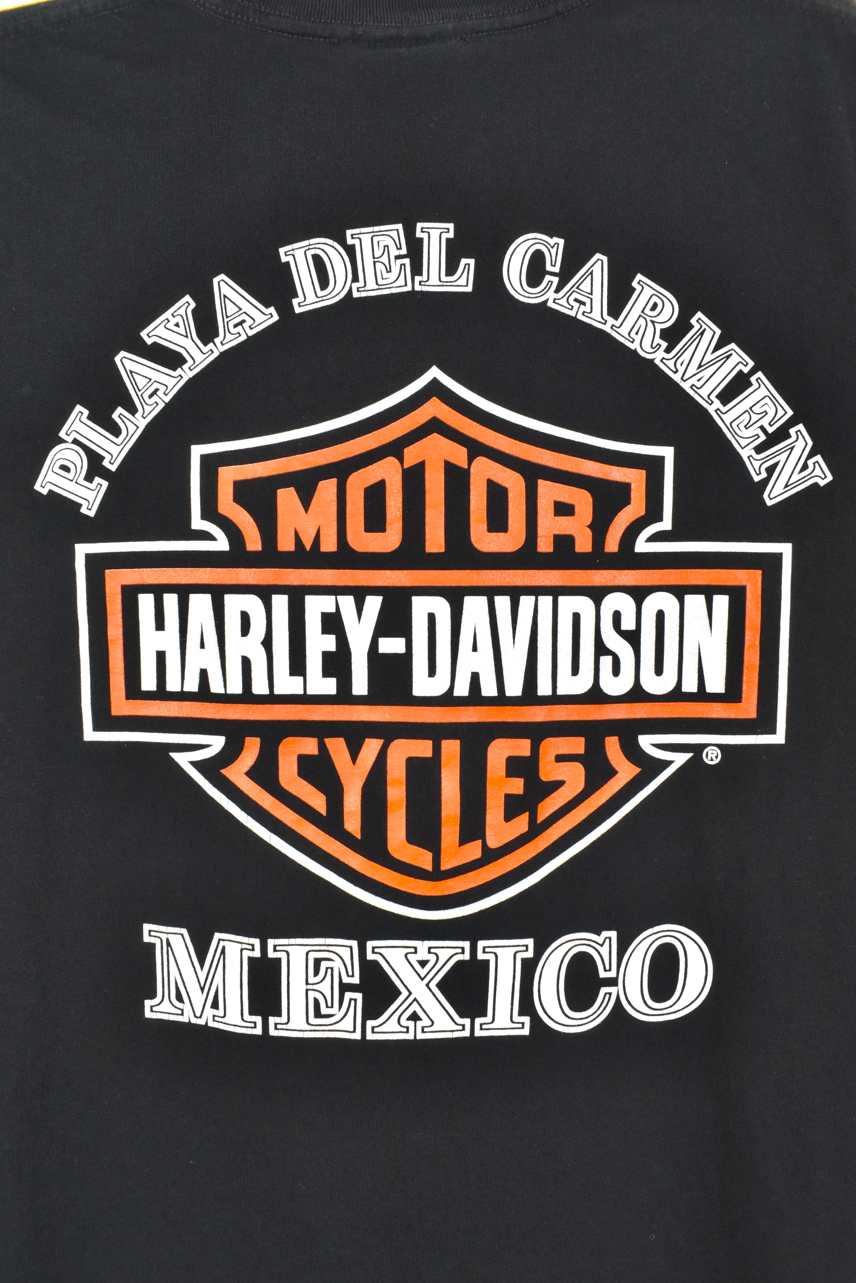 Modern Harley Davidson shirt, Mexico motorcycle biker tee - large, black HARLEY DAVIDSON
