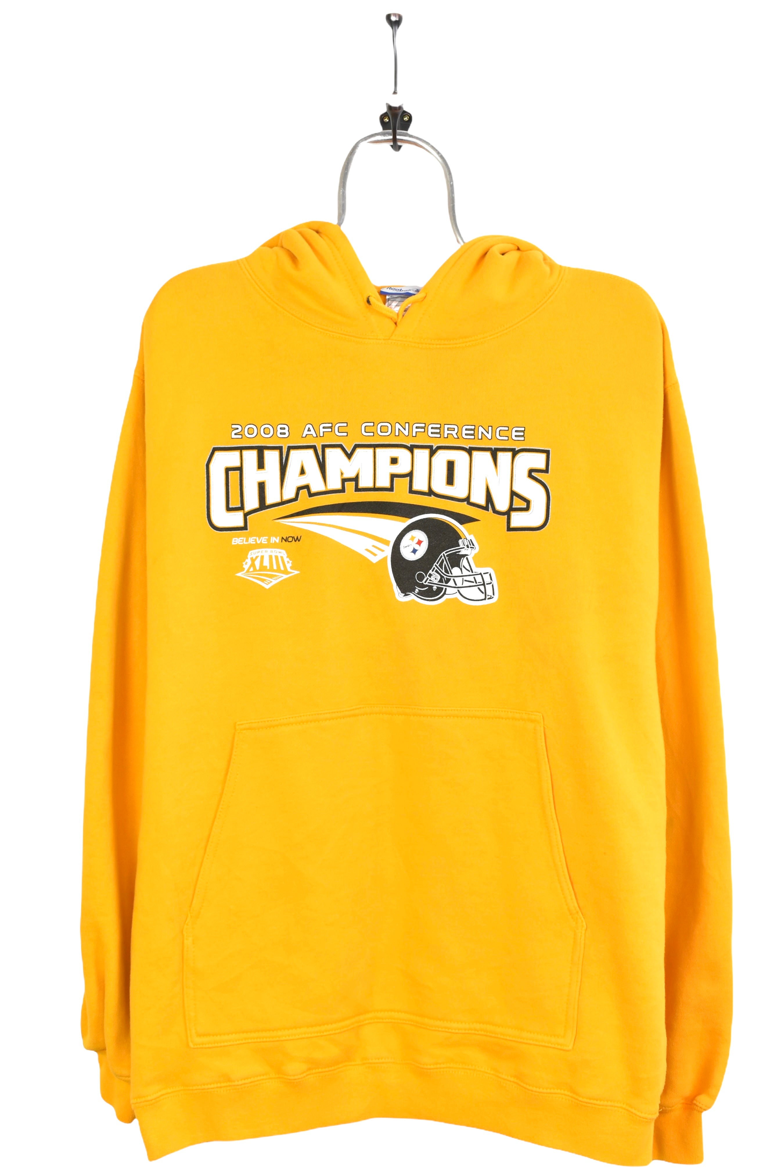 Vintage NFL Pittsburgh Steelers Super Bowl yellow hoodie | Large PRO SPORT