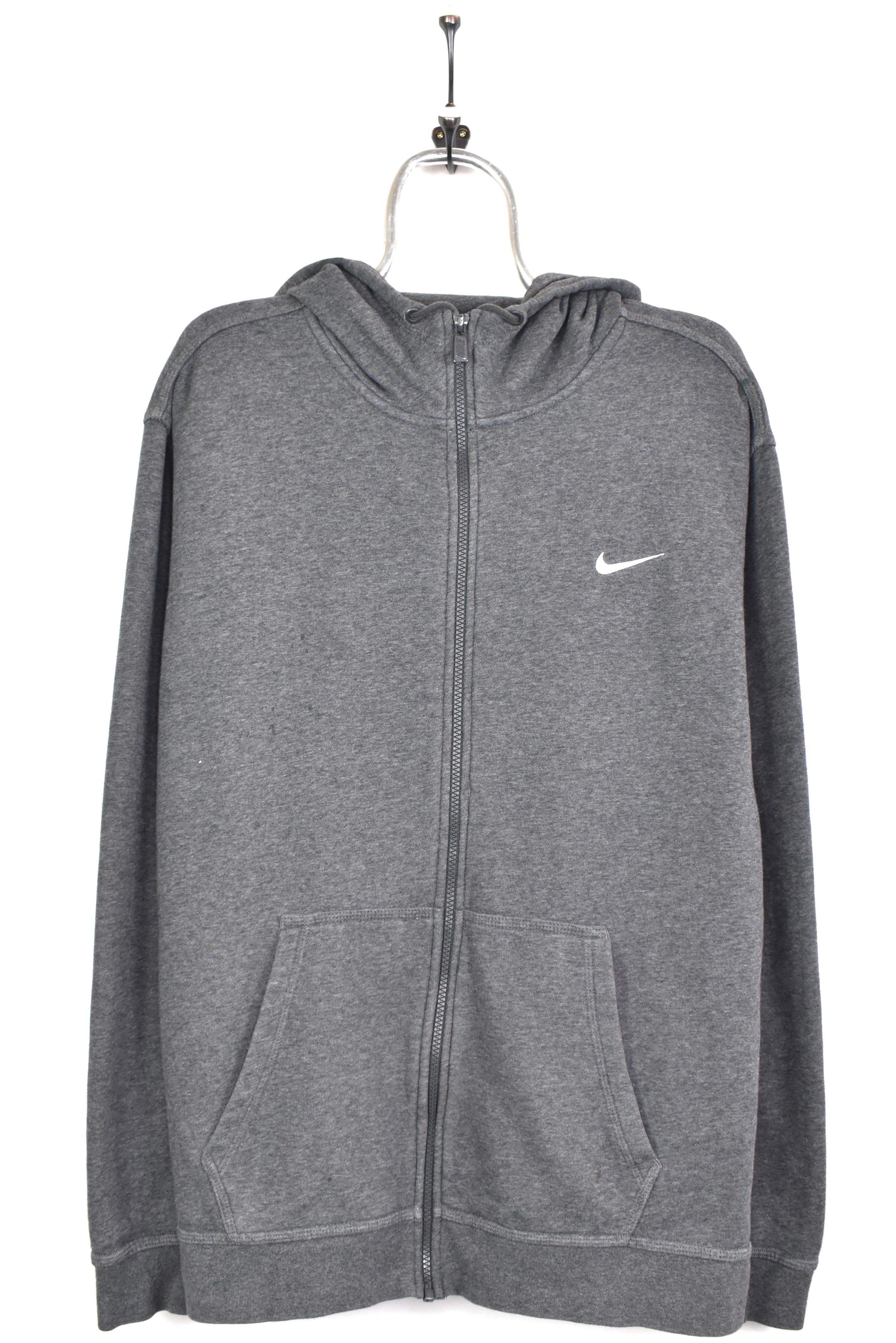 Vintage Nike embroidered grey hoodie | XXL NIKE