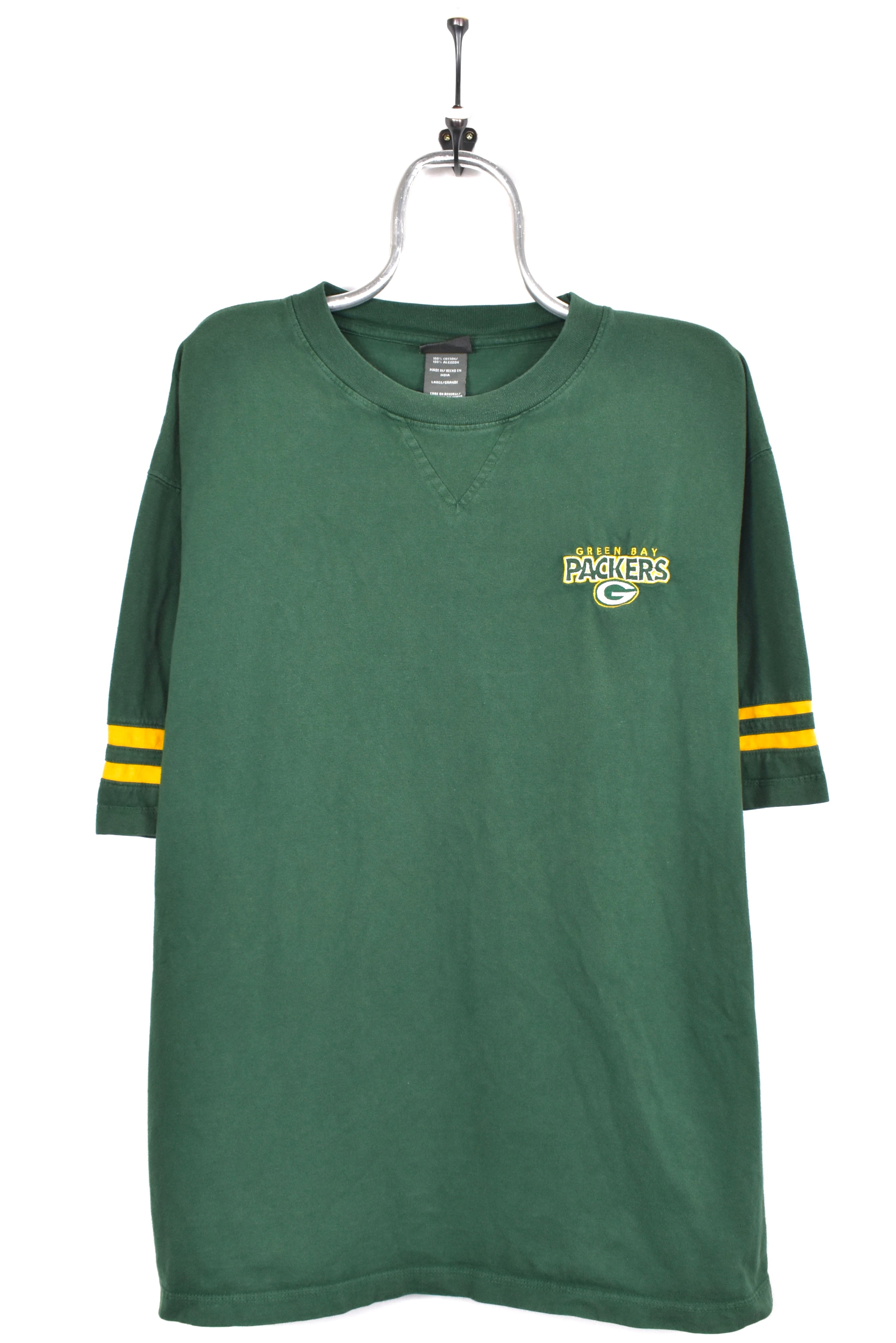 Vintage Green Bay Packers shirt, short sleeve green embroidered tee - AU XL PRO SPORT