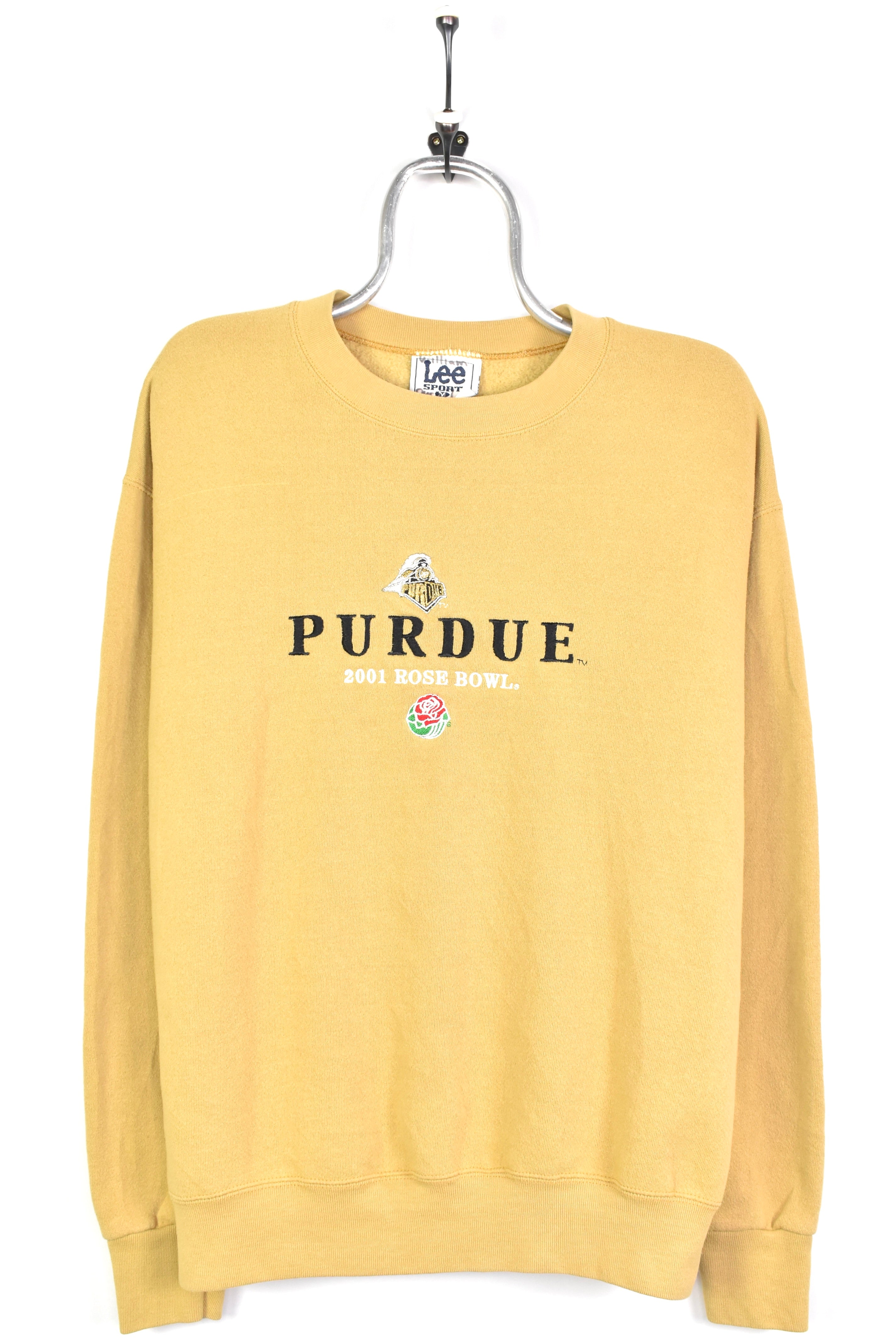 Vintage 2001 Purdue University embroidered brown sweatshirt | Large COLLEGE
