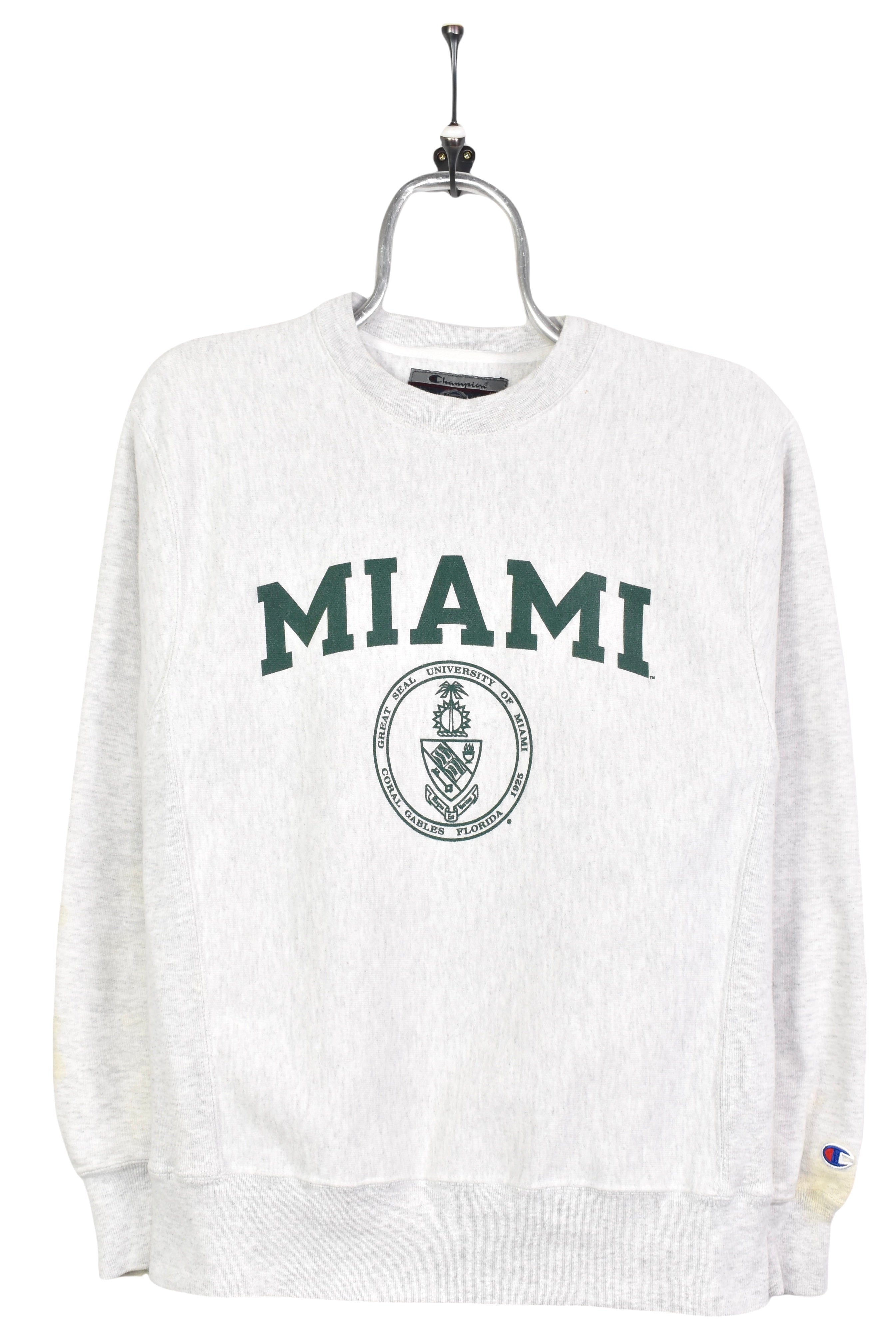 Vintage miami university grey sweatshirt | medium COLLEGE