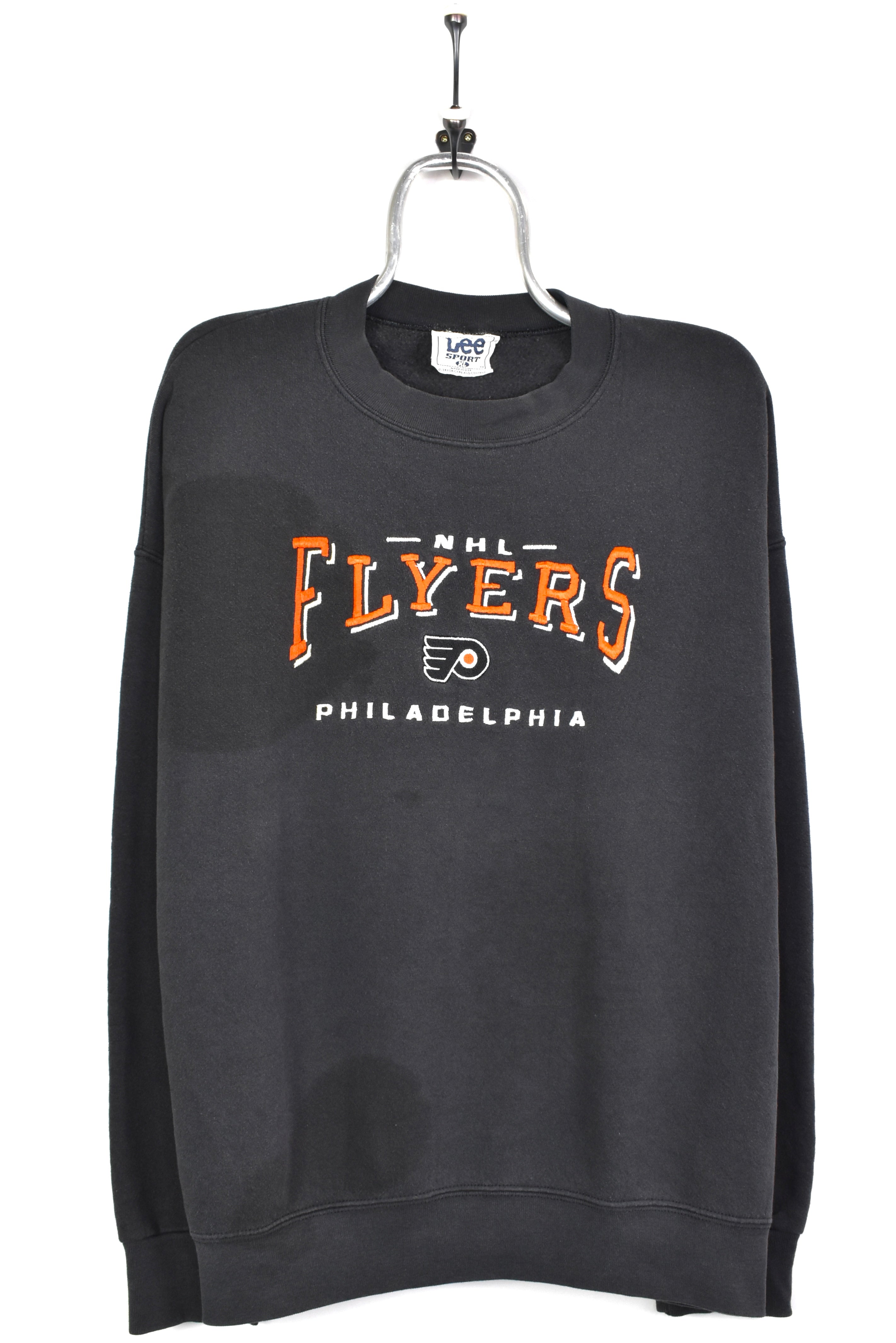 Vintage Philadelphia Flyers sweatshirt, NHL embroidered crewneck - XL, black PRO SPORT