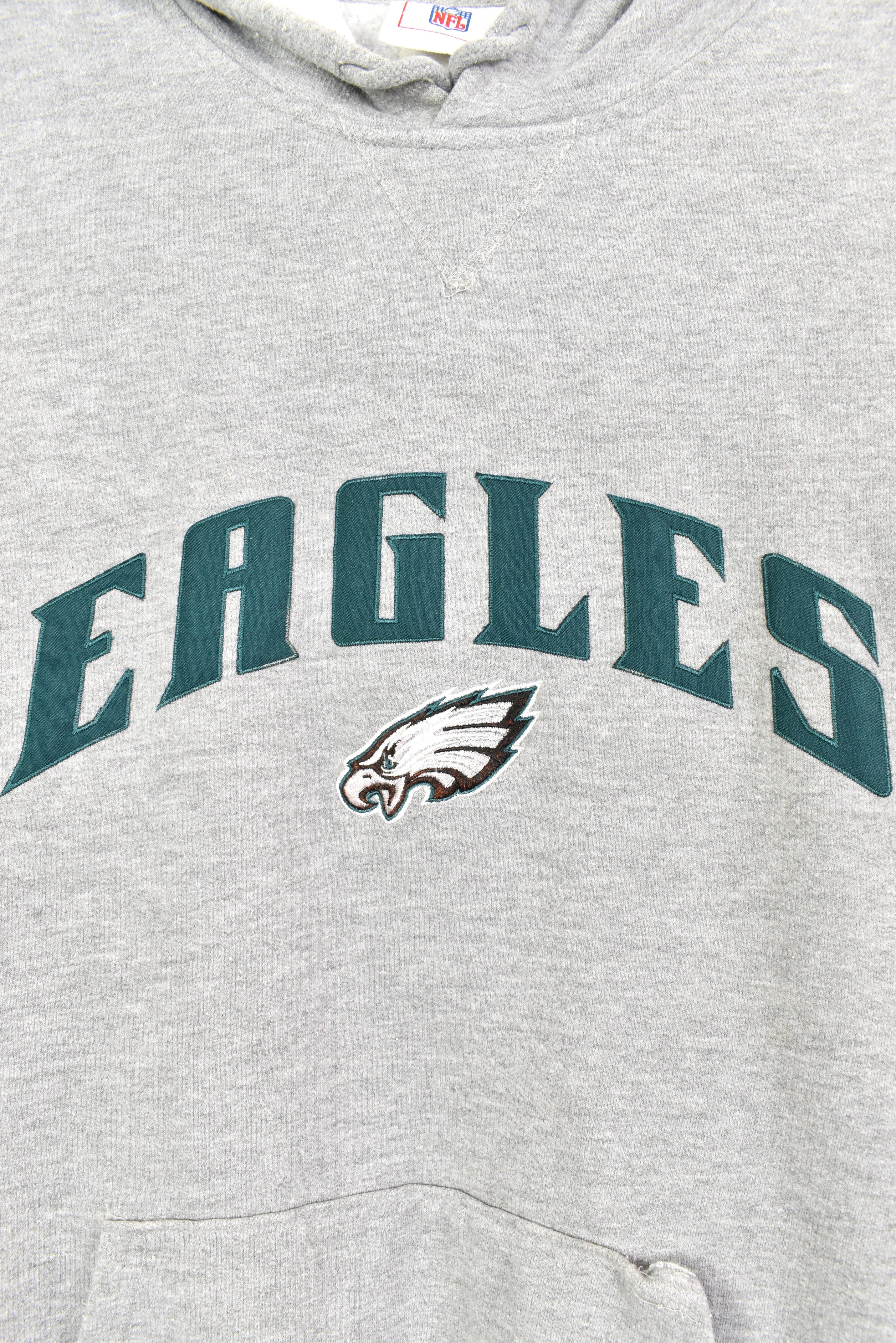 Vintage Philadelphia Eagles hoodie, NFL embroidered sweatshirt - XXL, grey PRO SPORT