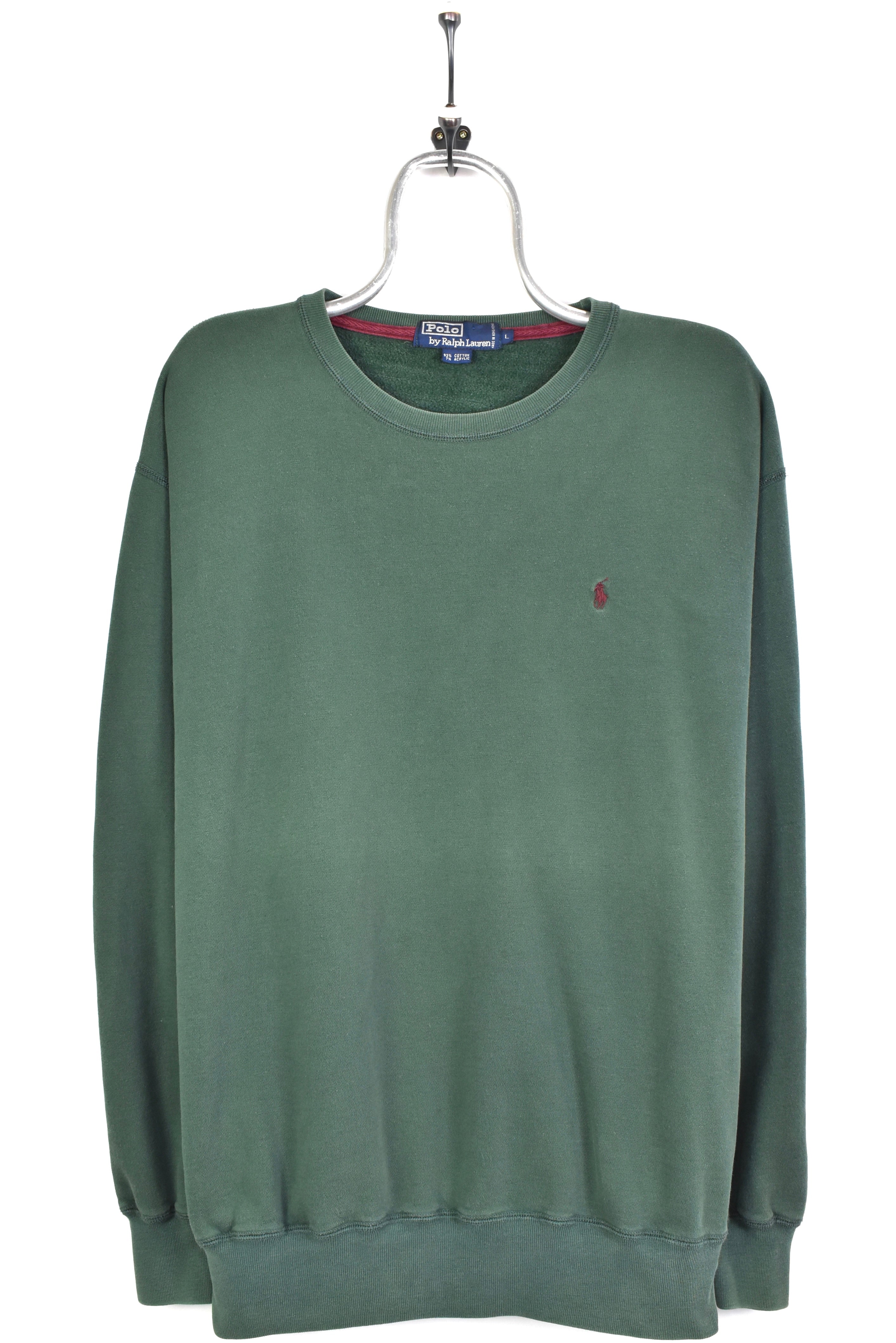 Vintage Ralph Lauren embroidered green sweatshirt | XL RALPH LAUREN