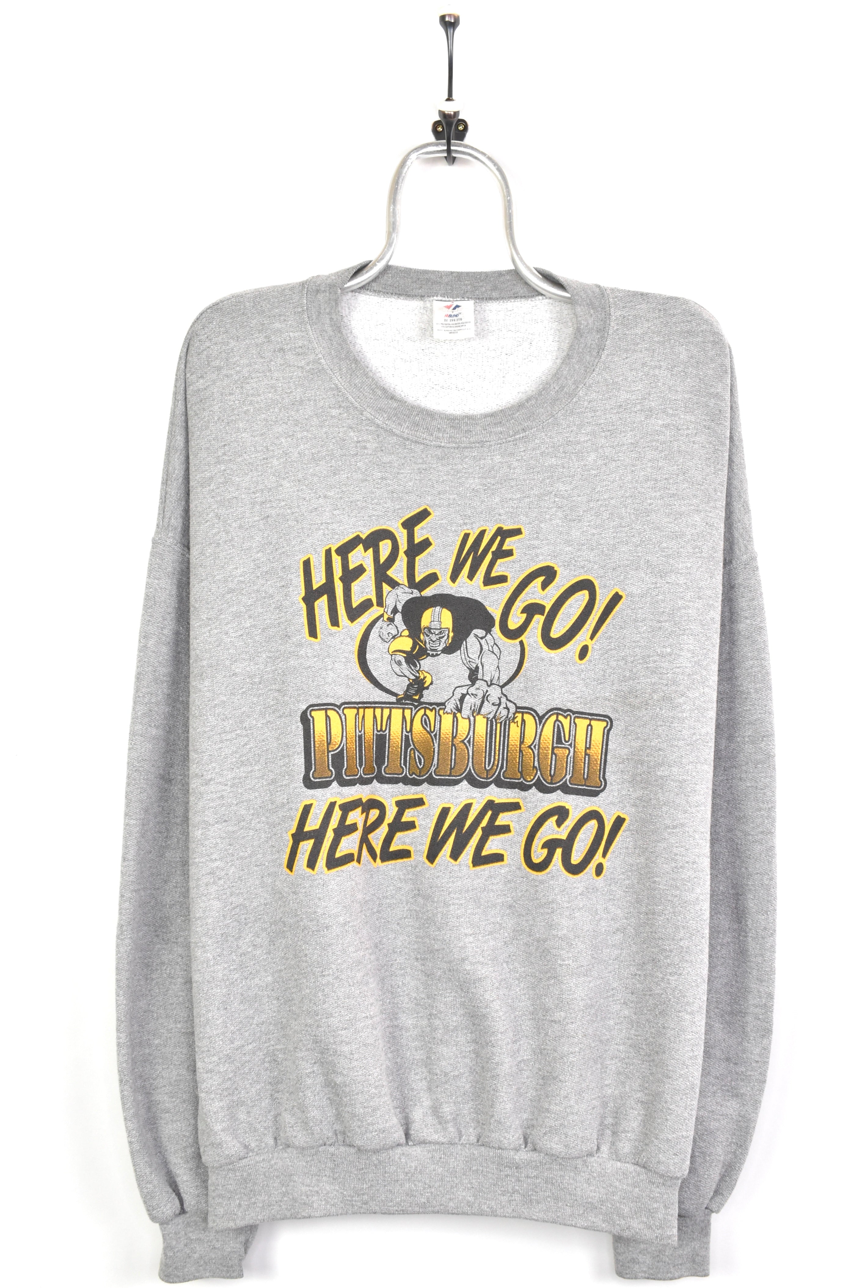 Vintage NFL Pittsburgh Steelers grey sweatshirt | XXXL PRO SPORT