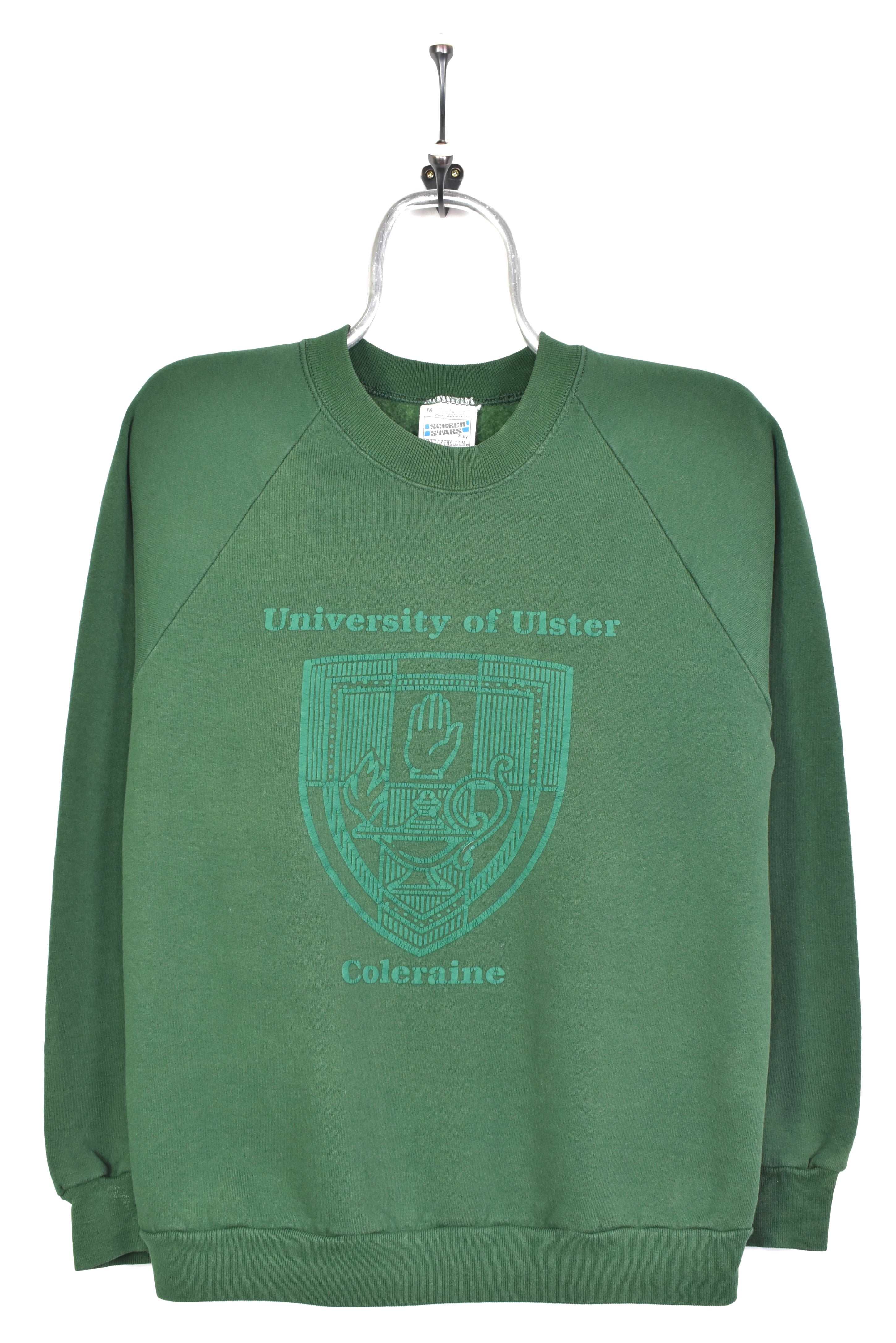 Vintage ulster university green sweatshirt | medium COLLEGE