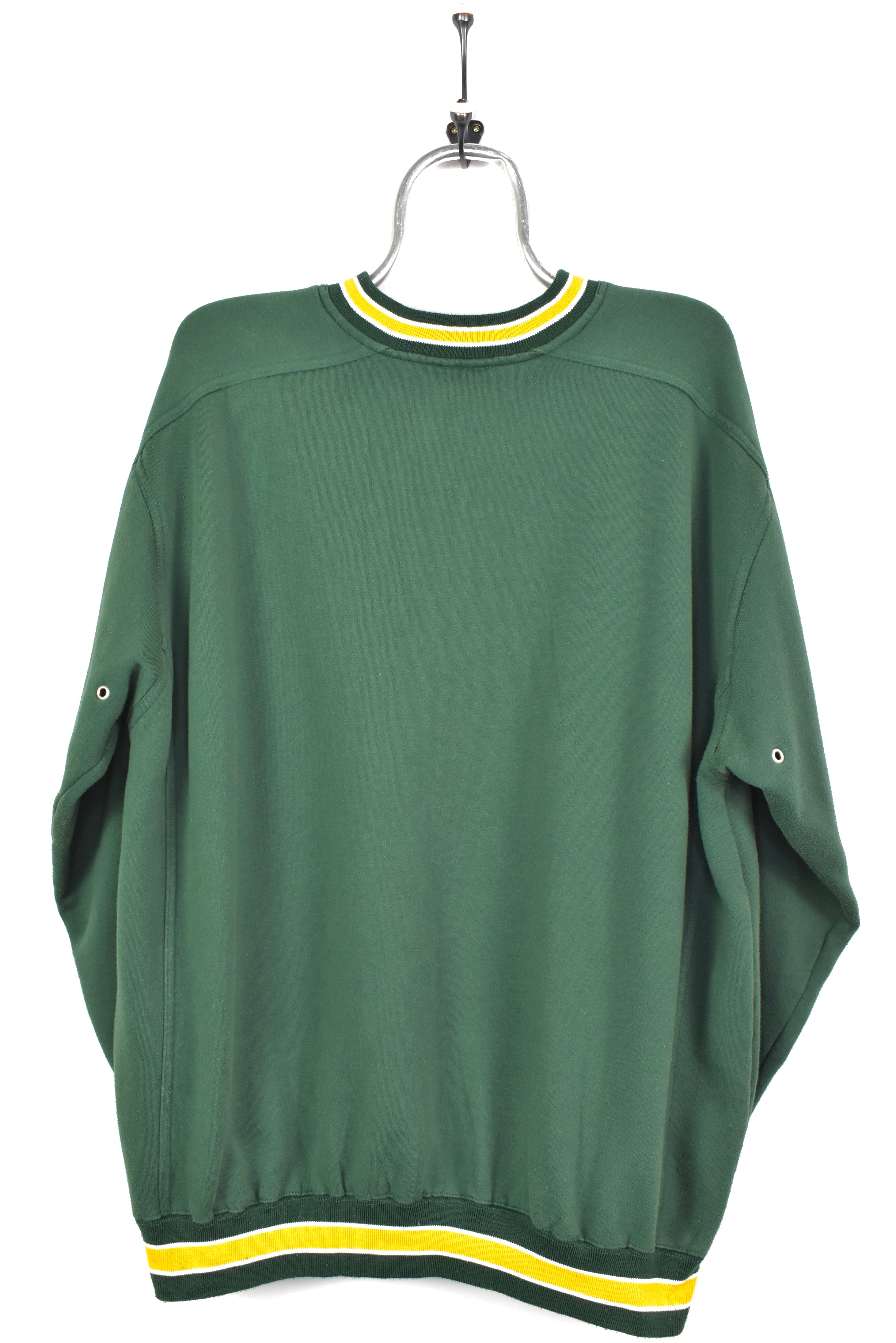 VINTAGE NFL GREEN BAY PACKERS EMBROIDERED GREEN SWEATSHIRT | XXL PRO SPORT