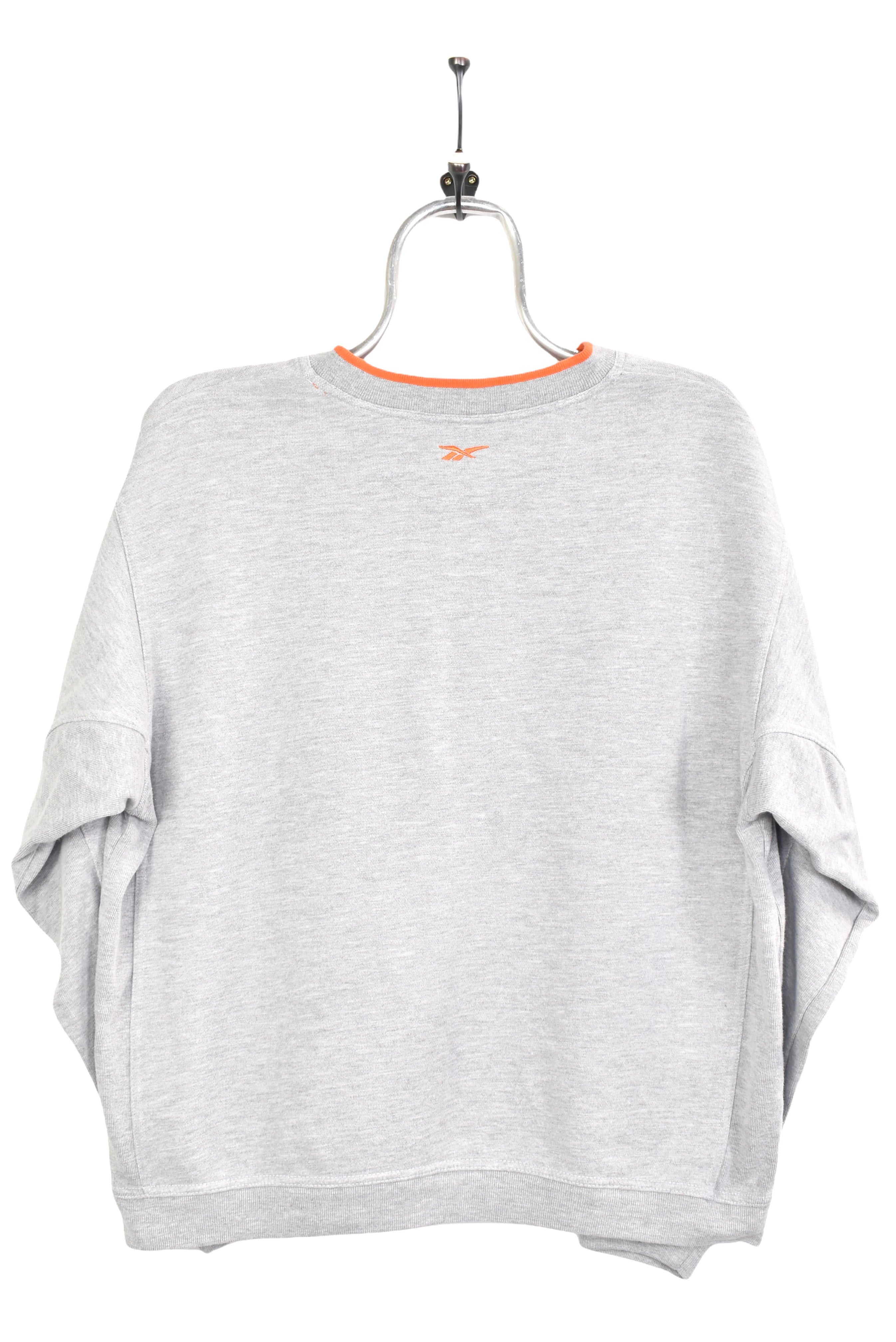 Vintage women's Reebok embroidered grey sweatshirt | Medium REEBOK