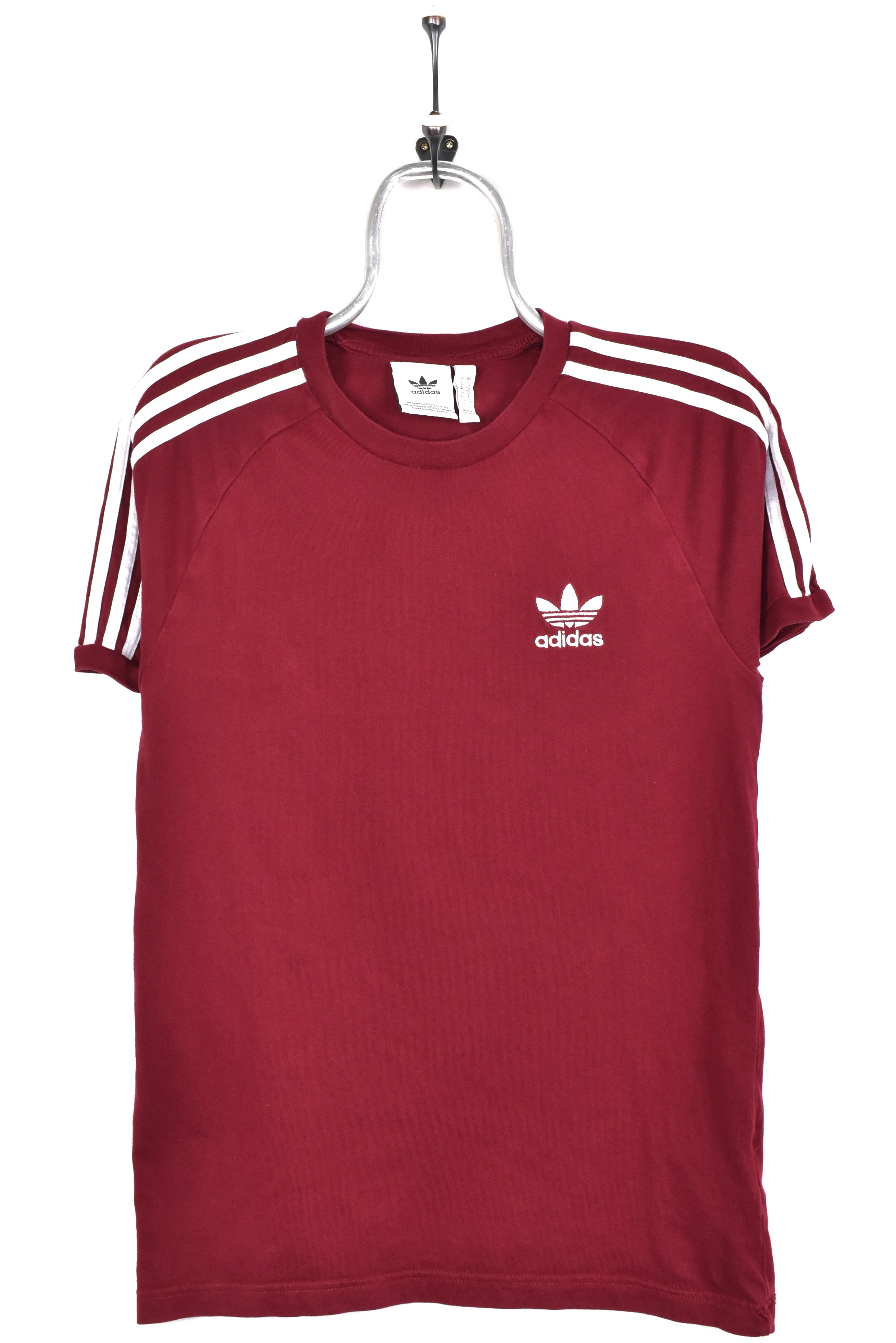 Vintage Adidas shirt, burgundy embroidered tee - AU S ADIDAS