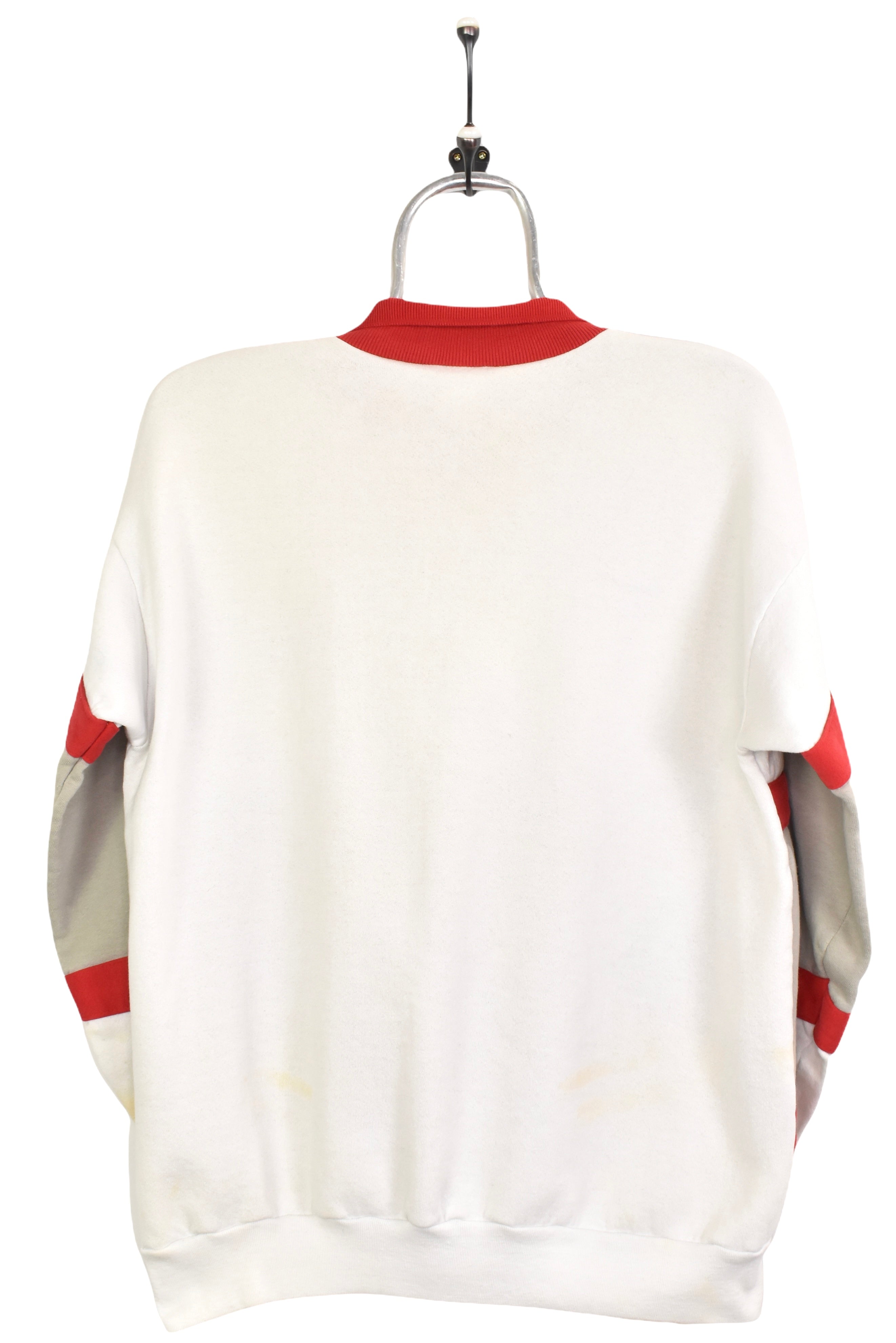 Vintage Ohio State University Buckeyes embroidered white sweatshirt | Medium COLLEGE