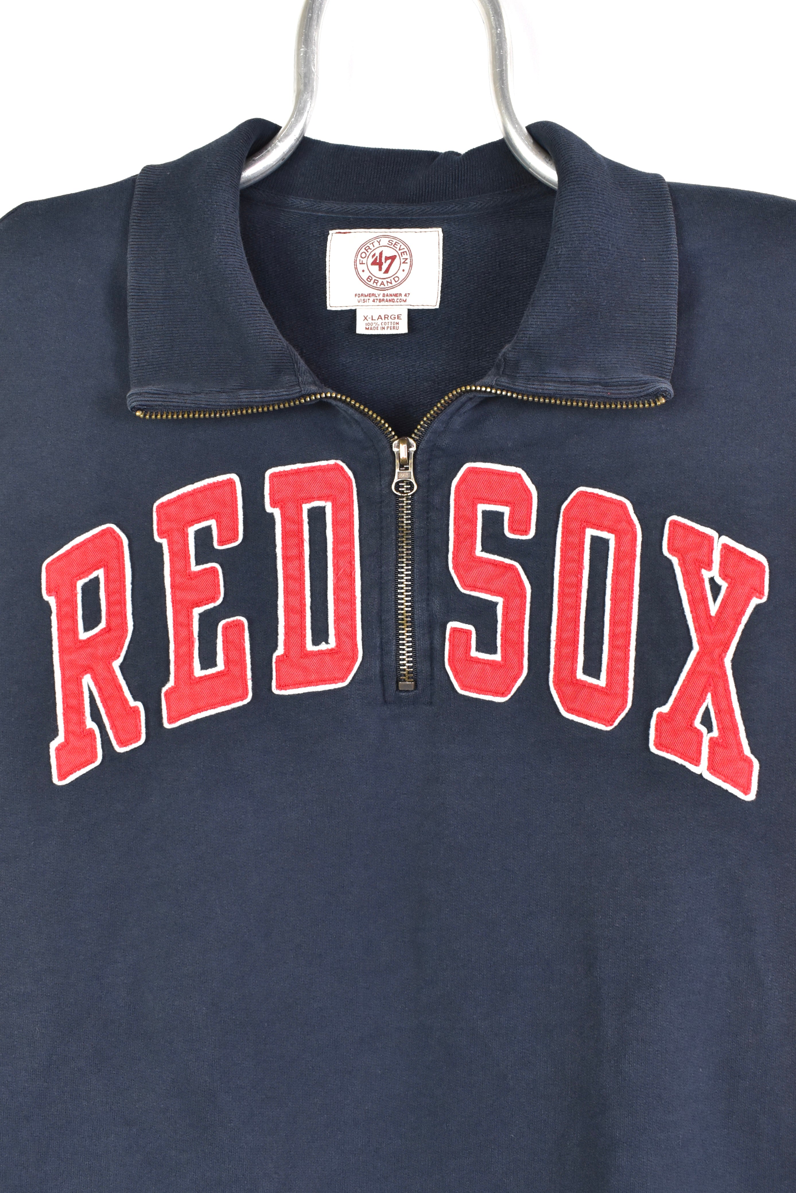 Modern MLB Boston Red Sox navy 1/4 zip sweatshirt | XL