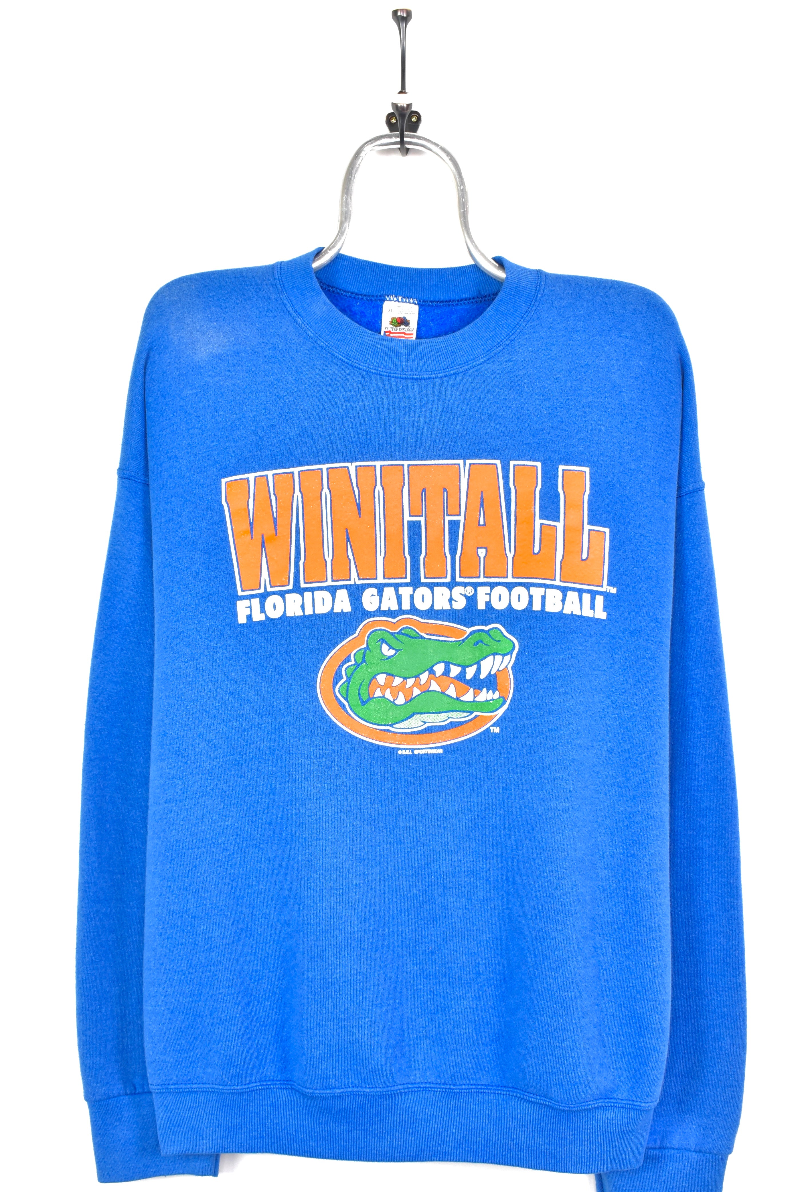 VINTAGE FLORIDA UNIVERSITY GATORS BLUE SWEATSHIRT | XL COLLEGE