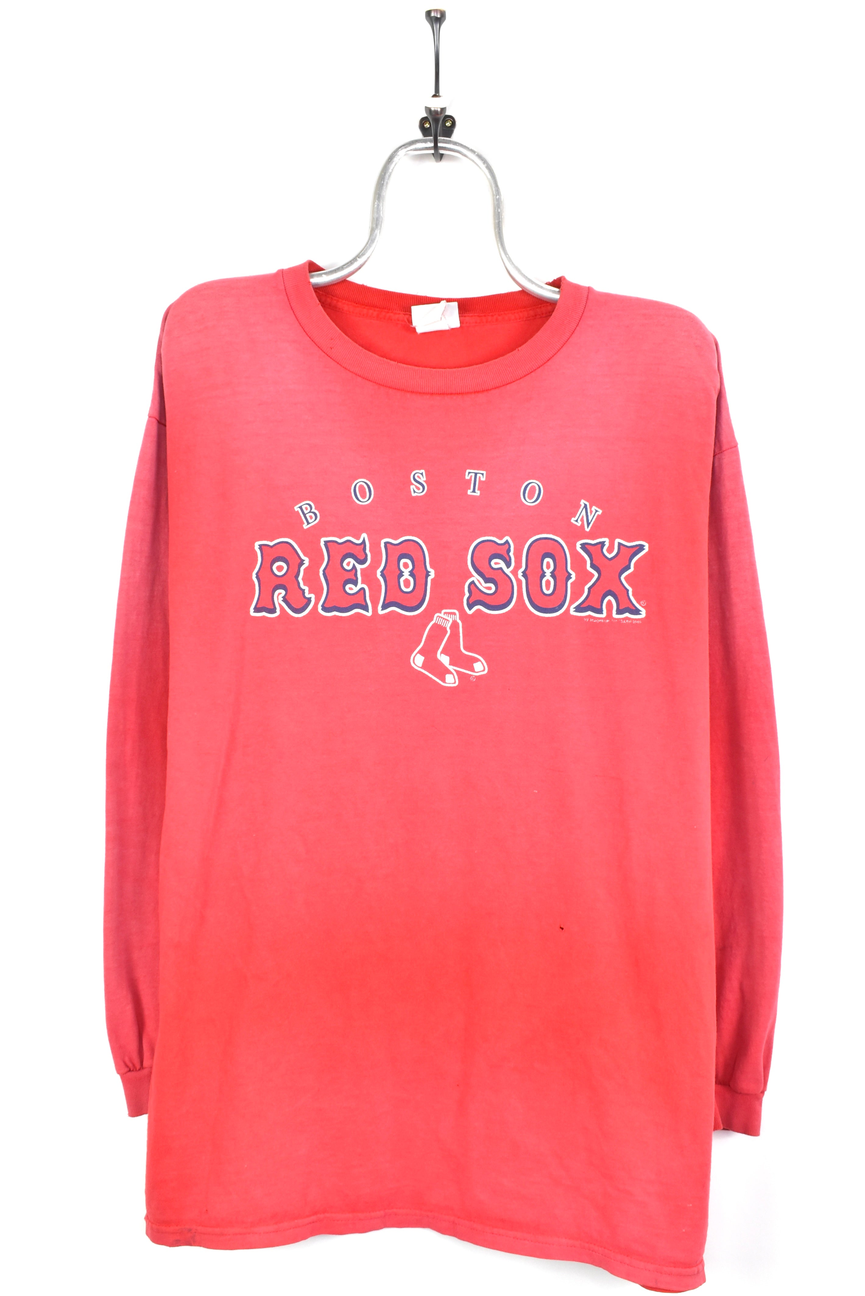 VINTAGE MLB BOSTON RED SOX RED LONG SLEEVED T-SHIRT | XL PRO SPORT