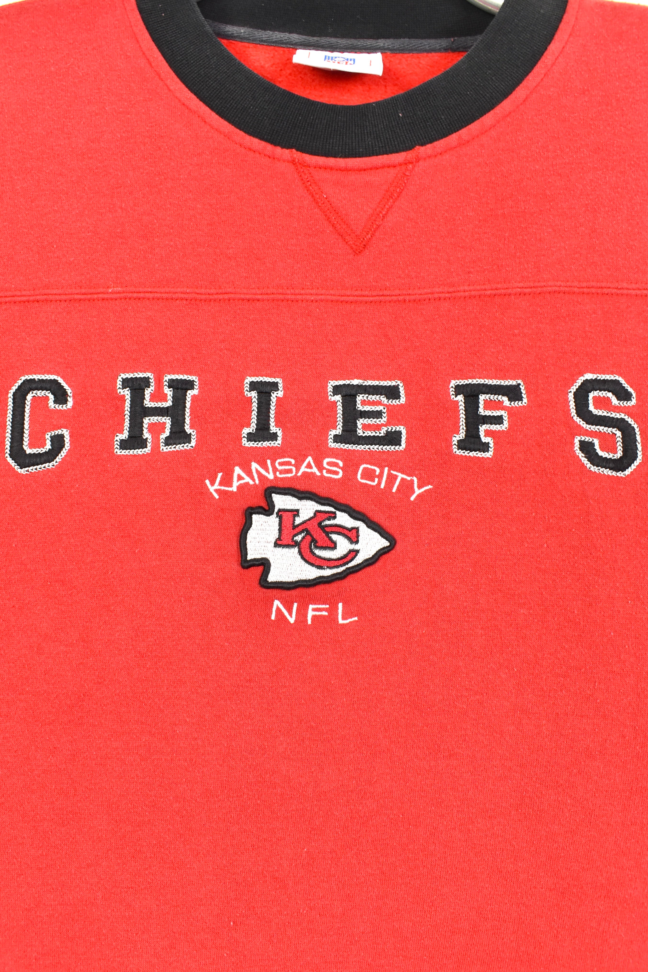 Vintage NFL Kansas City Chiefs embroidered red sweatshirt | XXL PRO SPORT