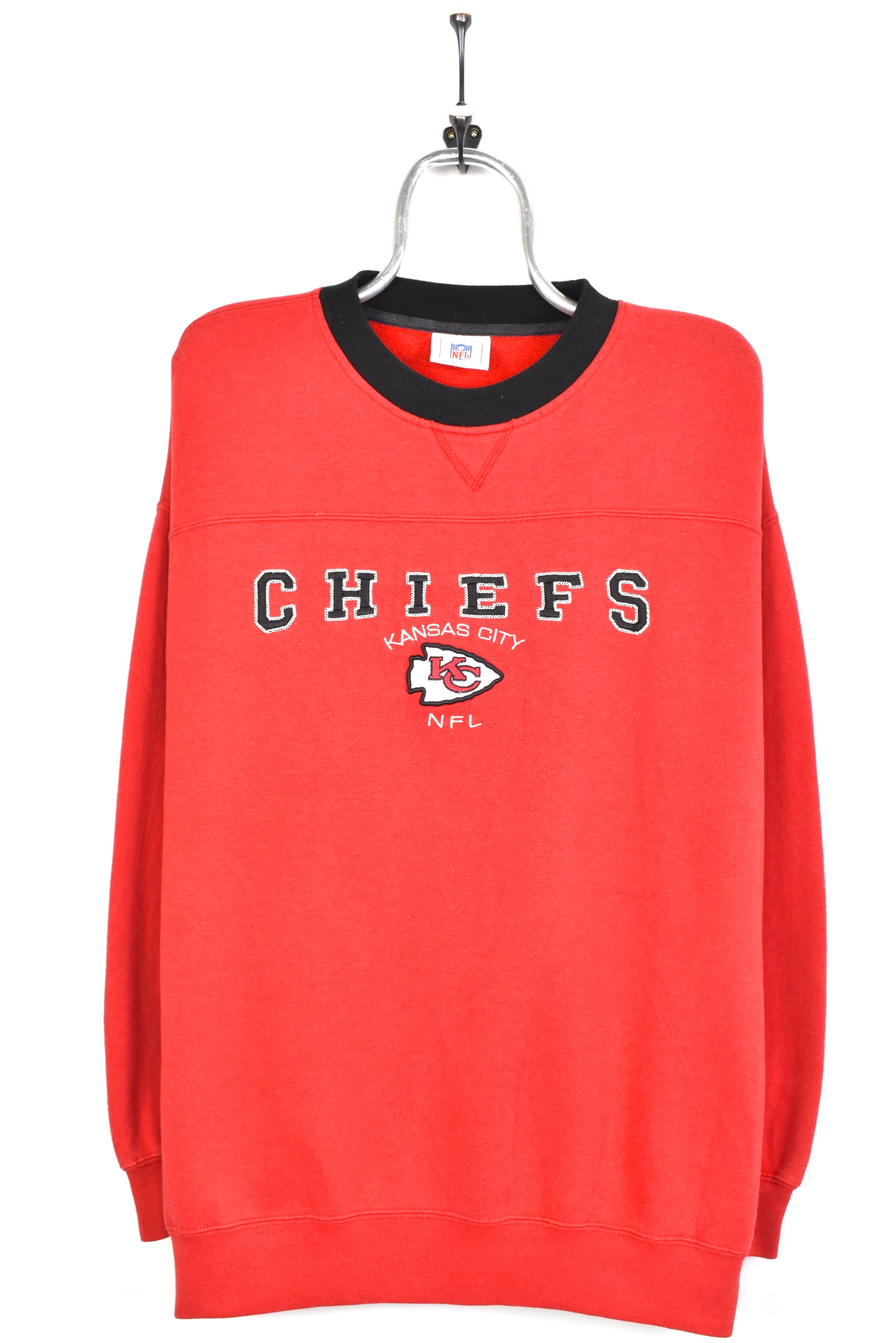 Vintage NFL Kansas City Chiefs embroidered red sweatshirt | XXL PRO SPORT