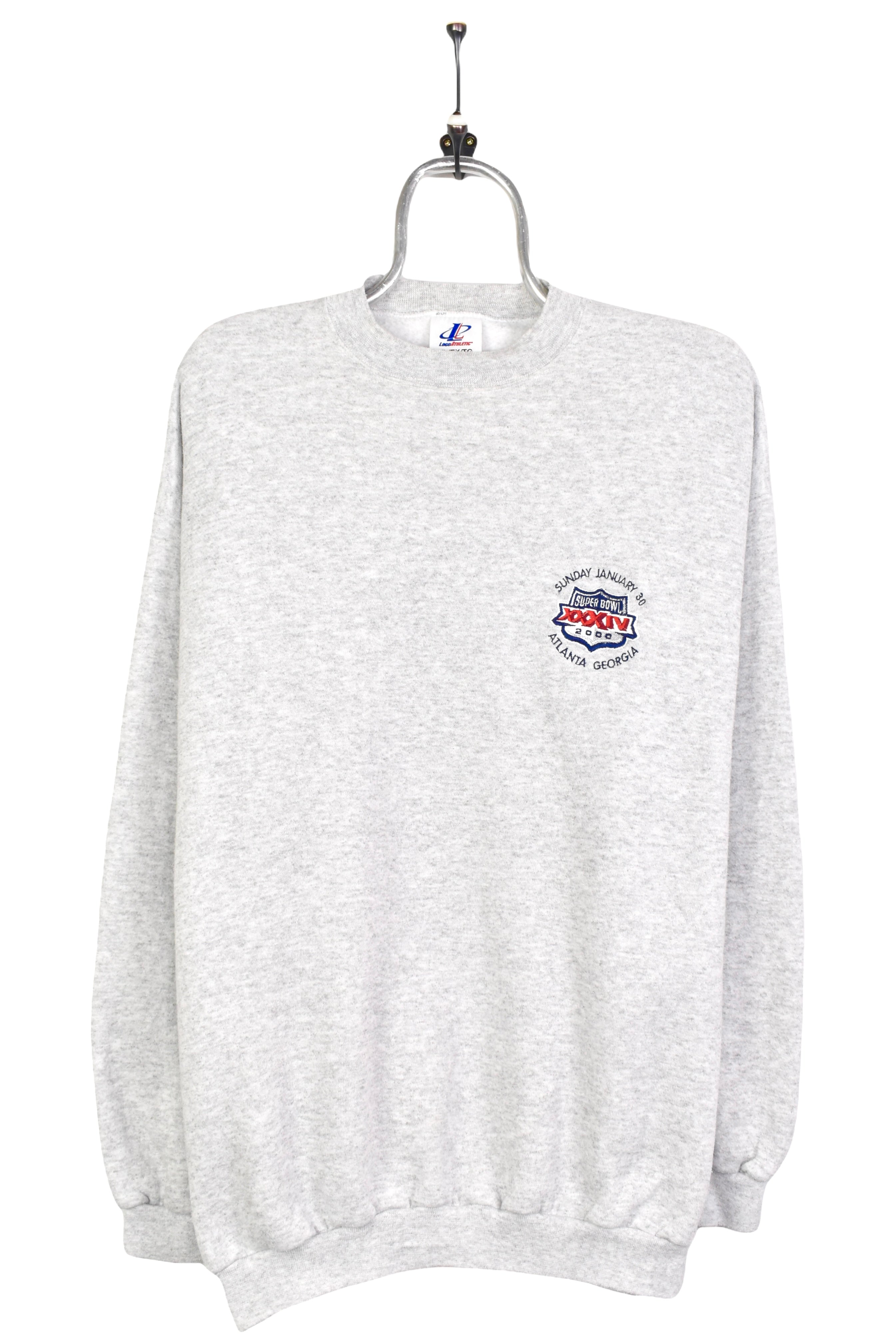 Vintage 2000 NFL Super Bowl embroidered grey sweatshirt | XL PRO SPORT