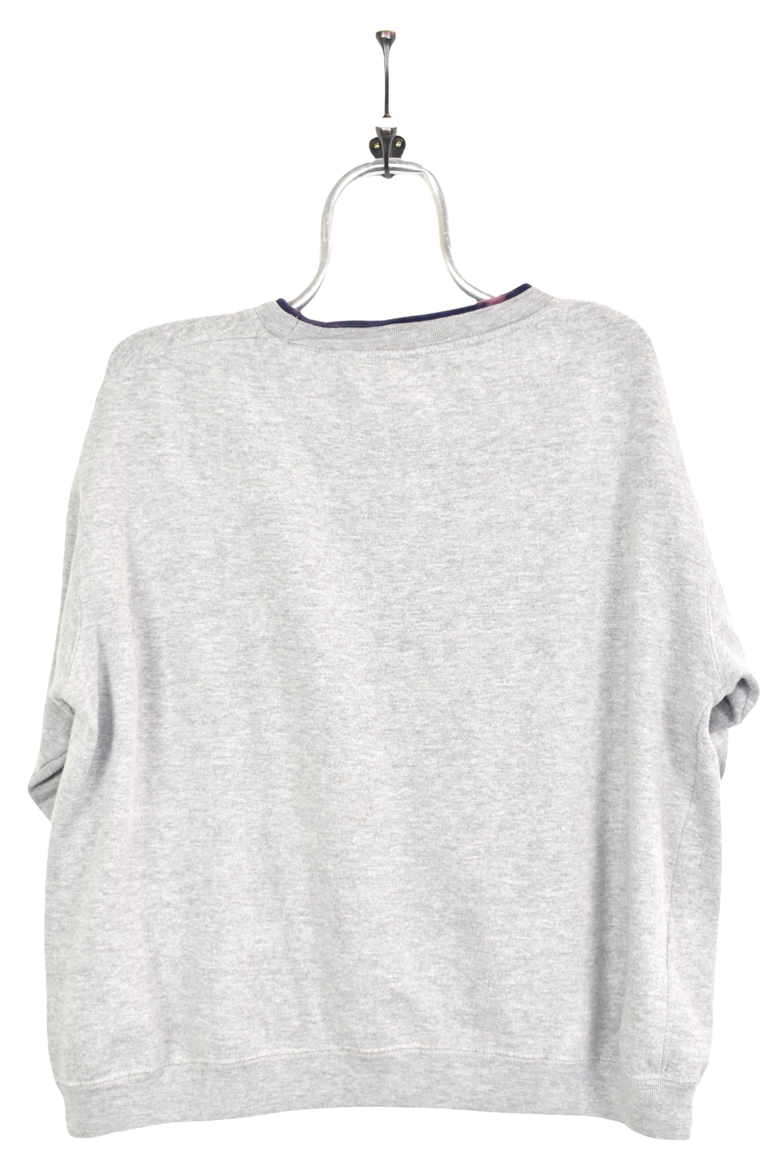 Women's vintage Disney sweatshirt, Tigger cartoon embroidered crewneck - large, grey DISNEY / CARTOON