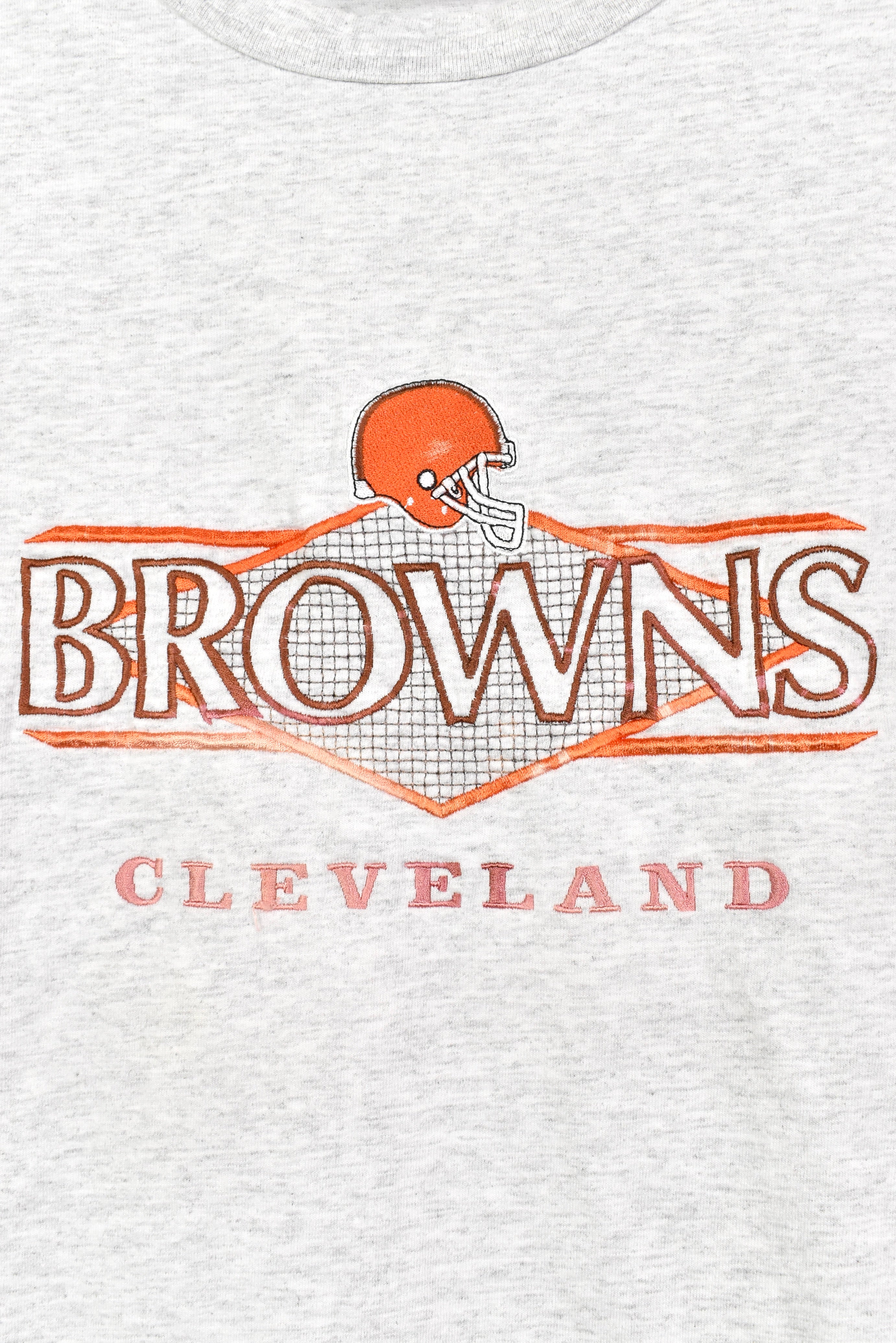 Vintage Cleveland Browns shirt, NFL grey embroidered tee - AU L PRO SPORT