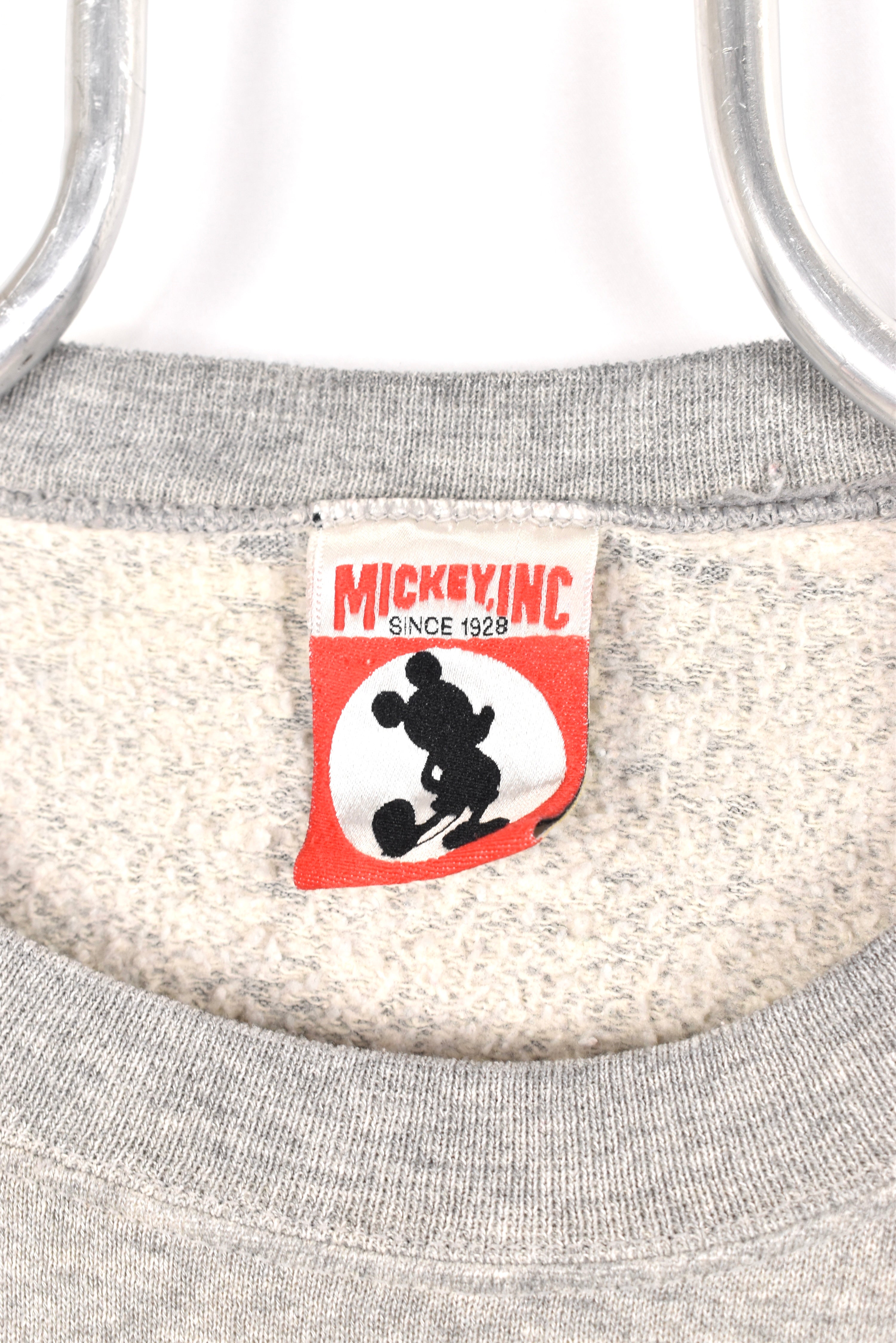 Vintage Mickey Mouse sweatshirt, Disney World grey graphic crewneck - AU L DISNEY / CARTOON
