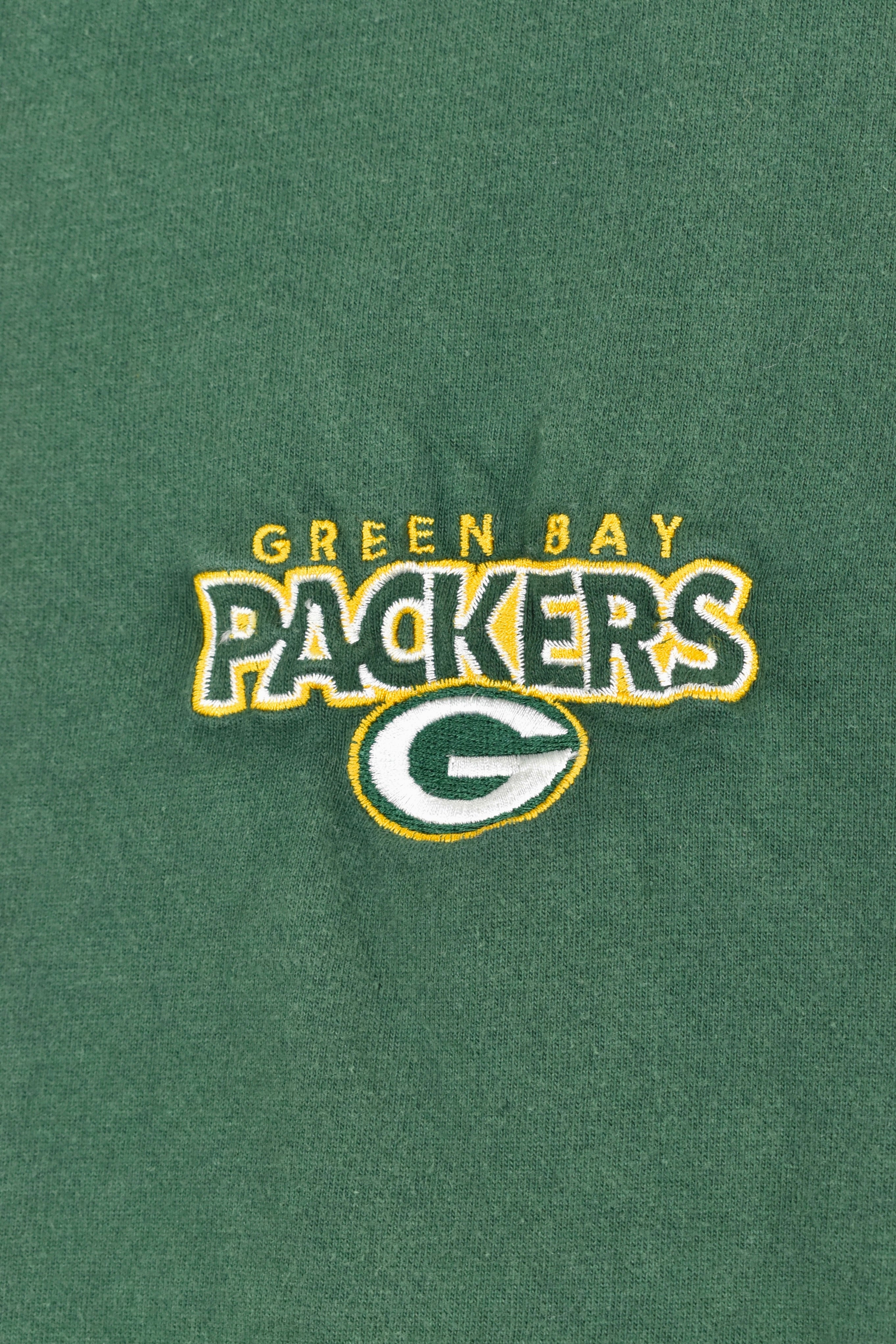 Vintage Green Bay Packers shirt, short sleeve green embroidered tee - AU XL PRO SPORT