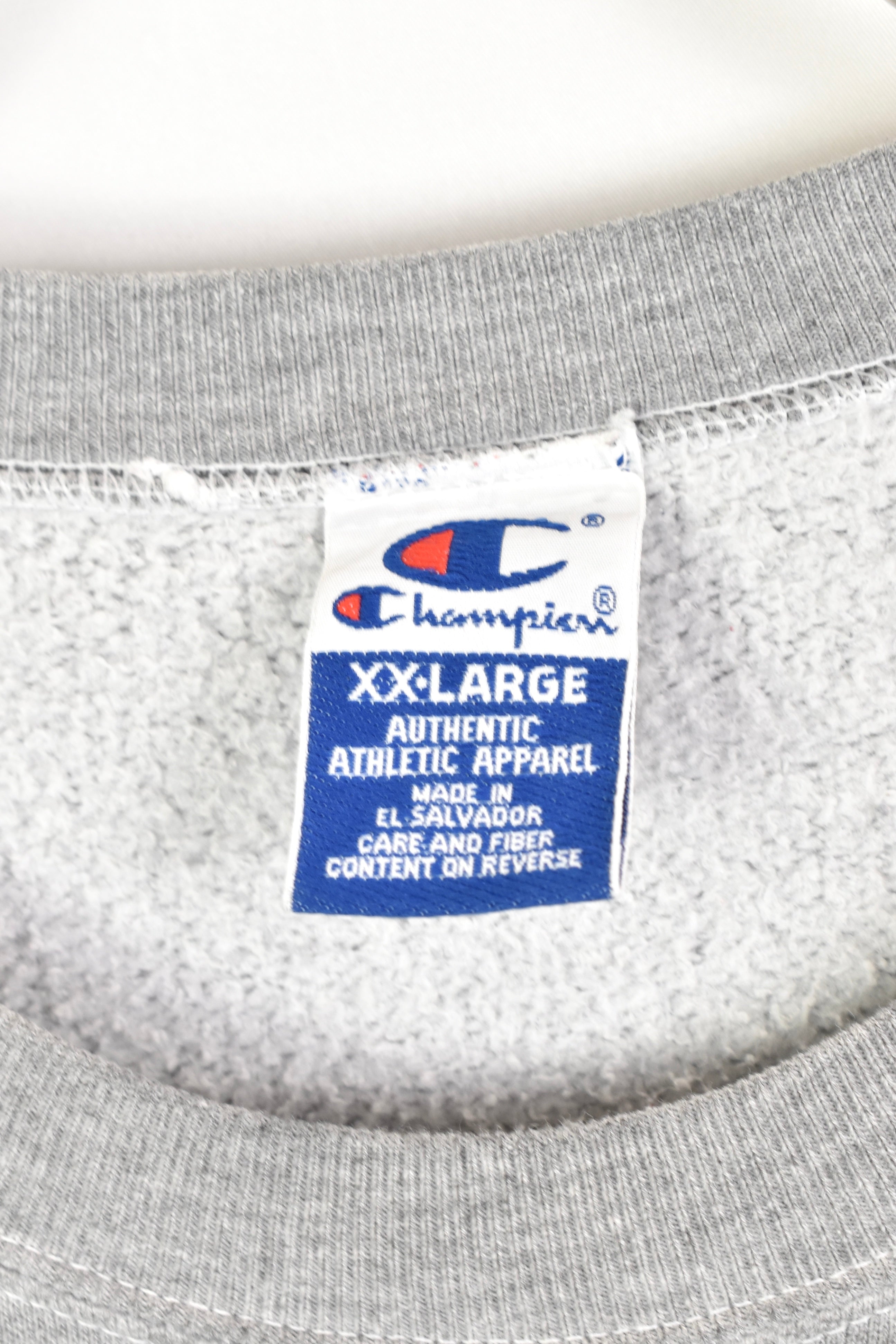 Vintage Green Bay Packers sweatshirt, NFL embroidered crewneck - XL, grey