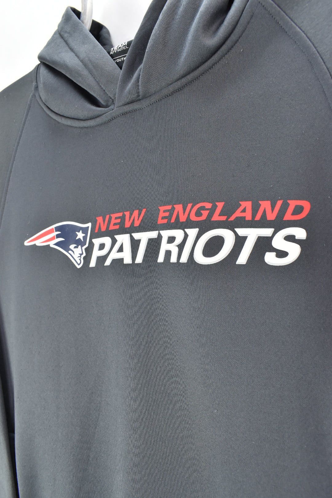 VINTAGE NFL NEW ENGLAND PATRIOTS GREY HOODIE | MEDIUM PRO SPORT