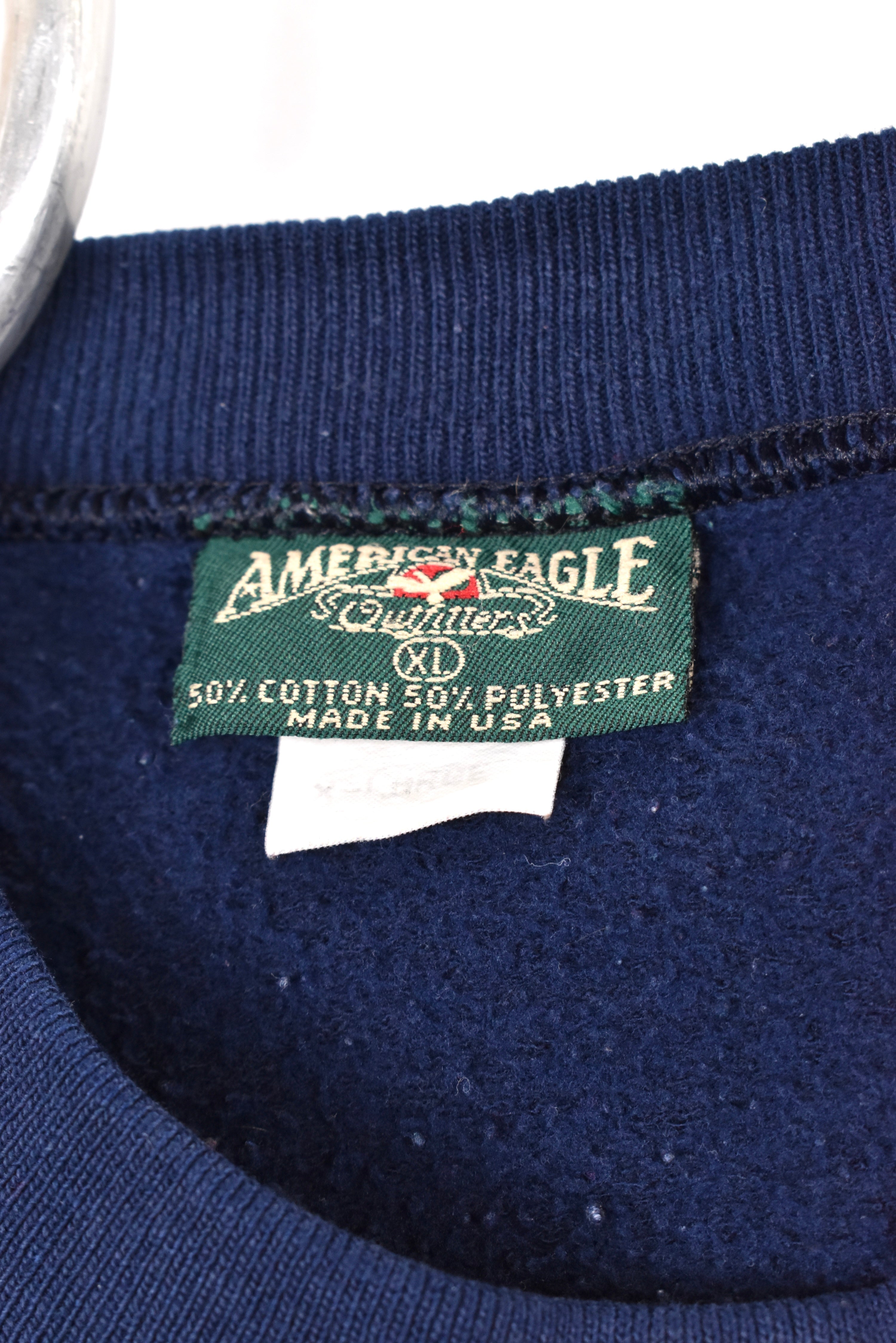 Vintage American Eagle sweatshirt, long sleeve navy blue graphic crewneck - AU L OTHER