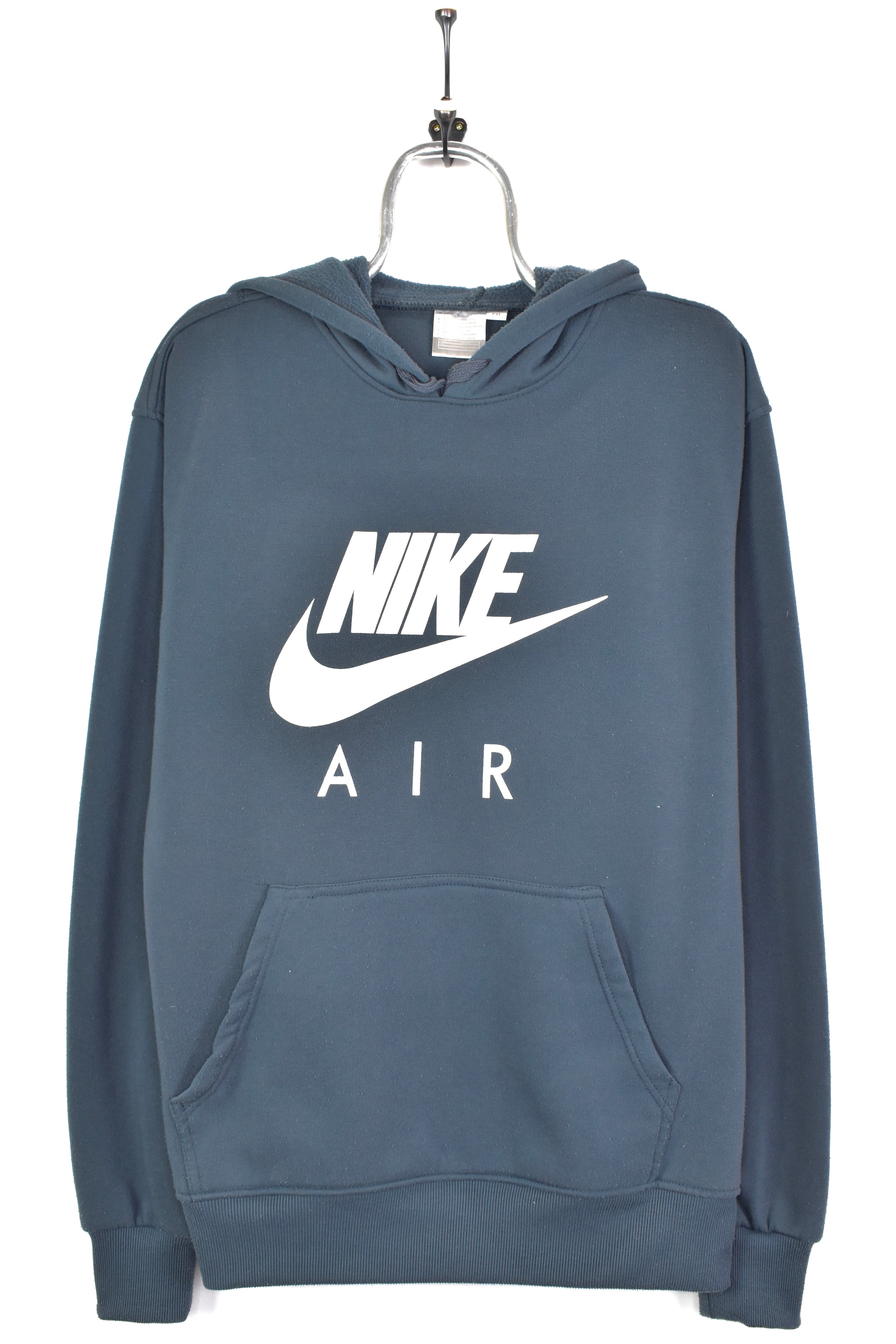 Vintage Nike hoodie, grey graphic sweatshirt - AU XL NIKE