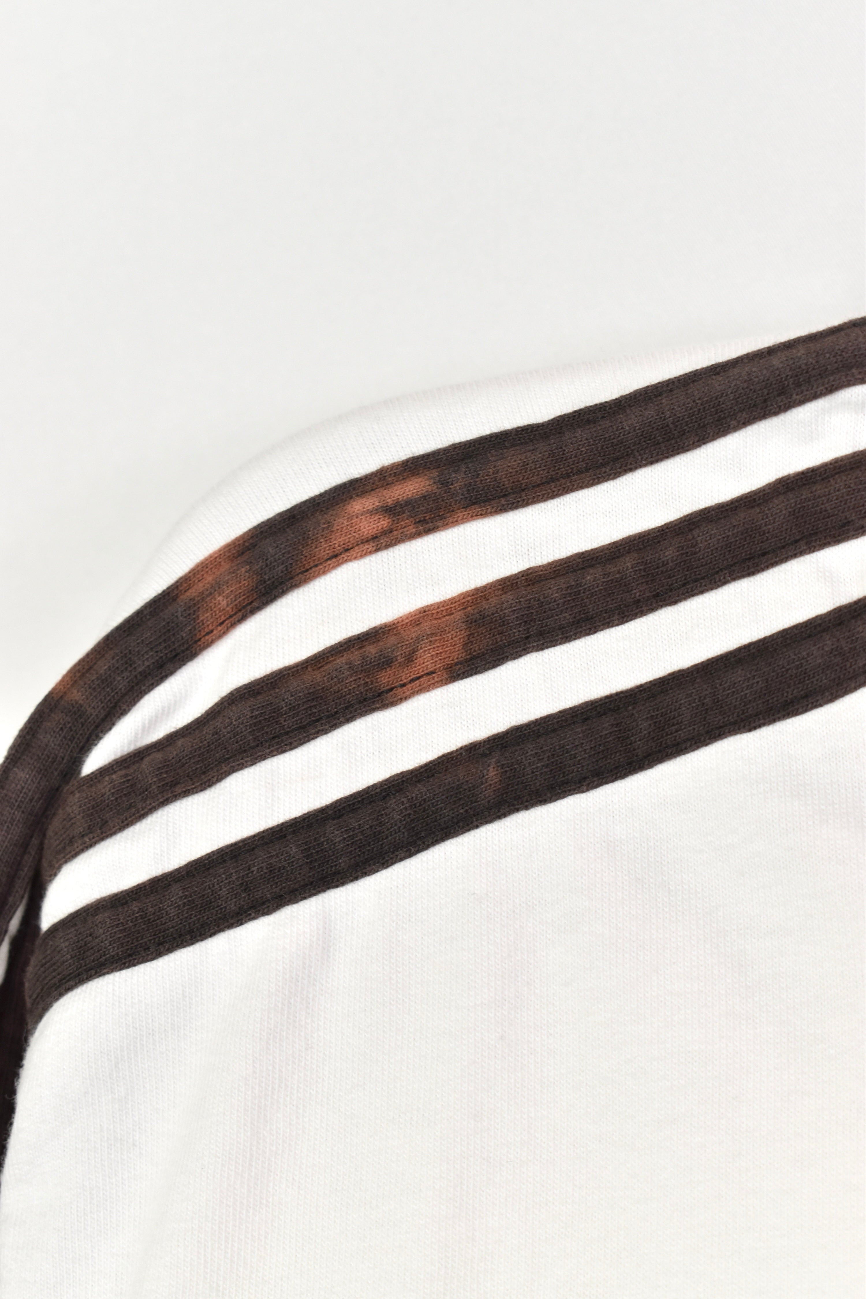 Vintage Adidas shirt, embroidered tee - large, white ADIDAS